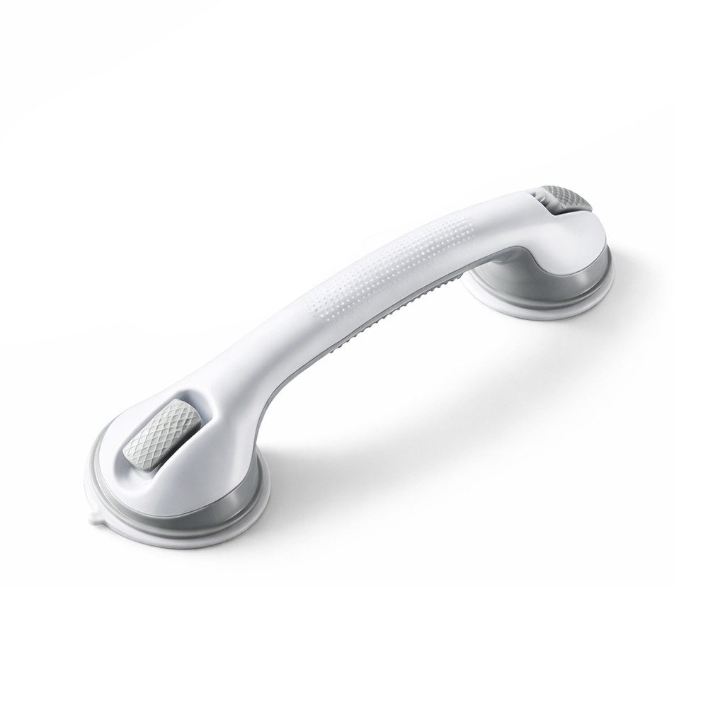 JASLIFE Haltegriff Sauggriff 42cm ohne Bohren, Haltegriff für Senioren rutschfest Bad WC, Sicherer Halt auch bei Nässe, jederzeit abnehmbar
