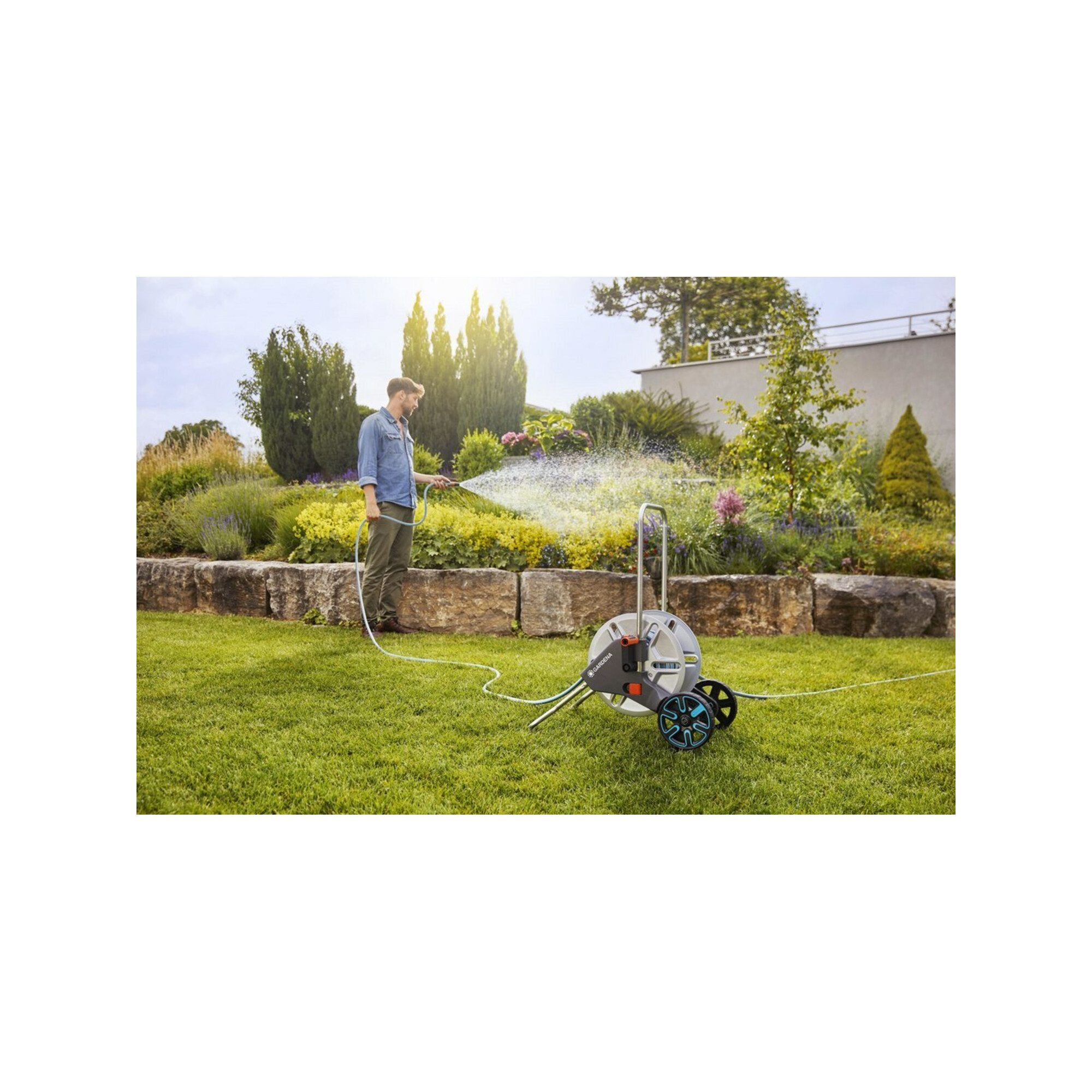 GARDENA Schlauchwagen Gardena SchlauchwagenCleverRoll M Metal Set18542-20