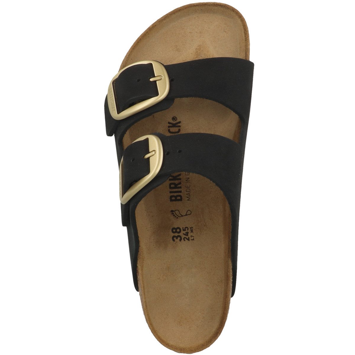 Birkenstock Arizona Big Buckle Nubukleder normal Damen Sandale Sandaletten, günstig online kaufen