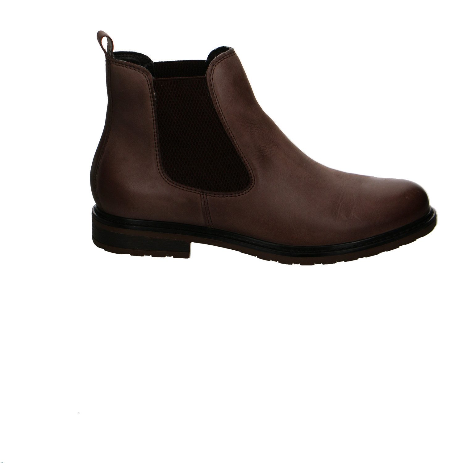Tamaris Leder Stiefeletten braun Stiefelette