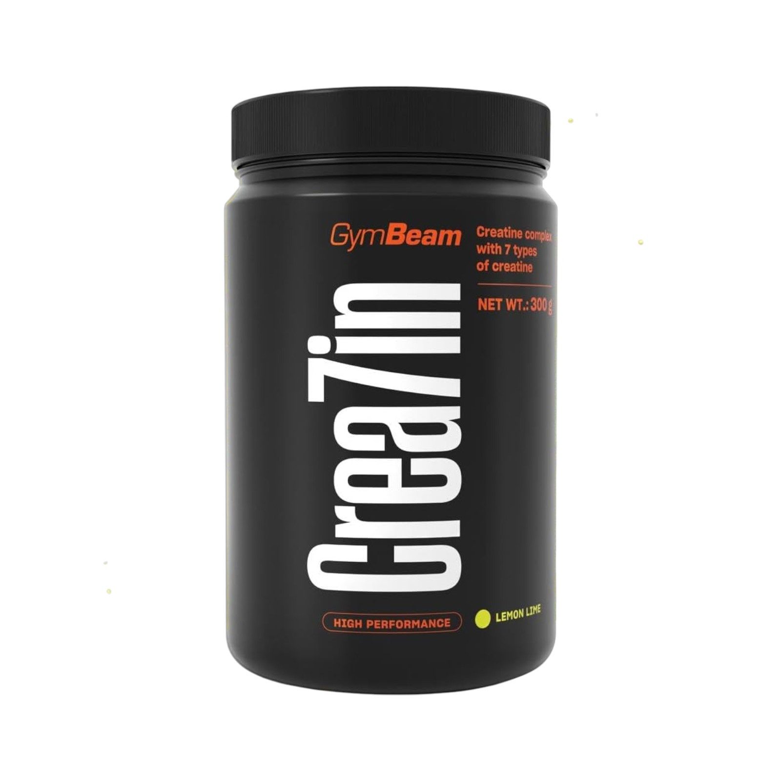 GymBeam Crea7in - Kreatin - 300 Gramm Pulver, 7 Formen von Kreatin in einem Produkt, Vegan