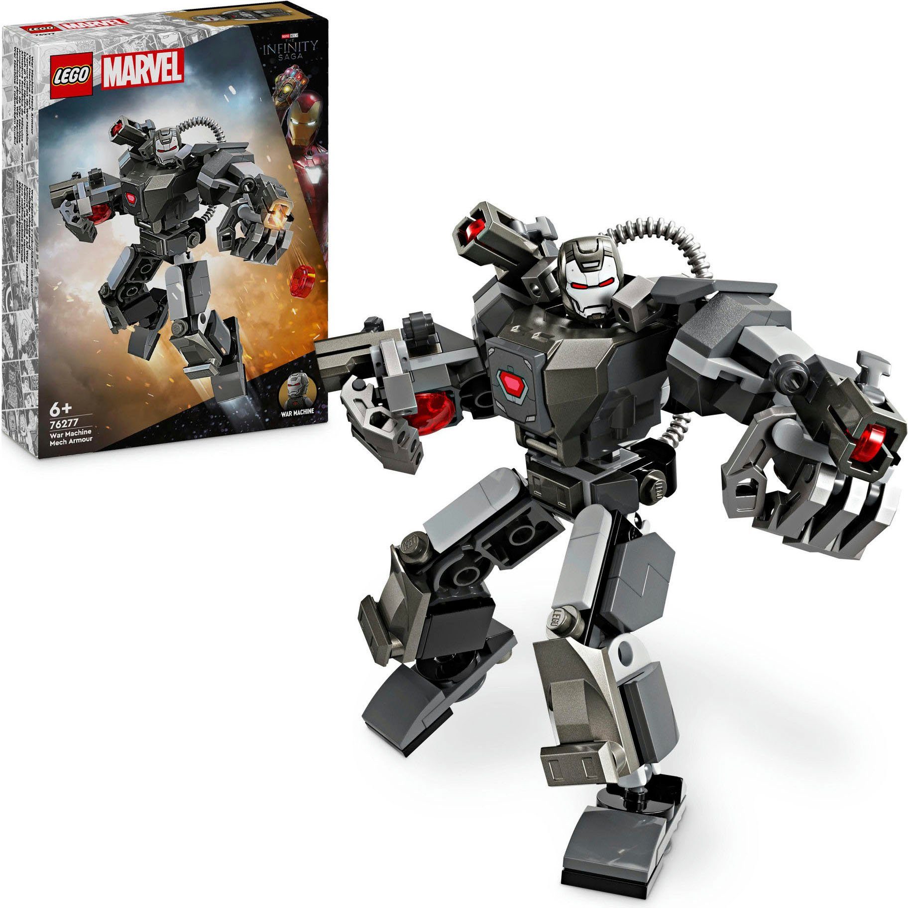 LEGO® Konstruktionsspielsteine War Machine Mech (76277), LEGO Super Heroes, (154 St), Made in Europe