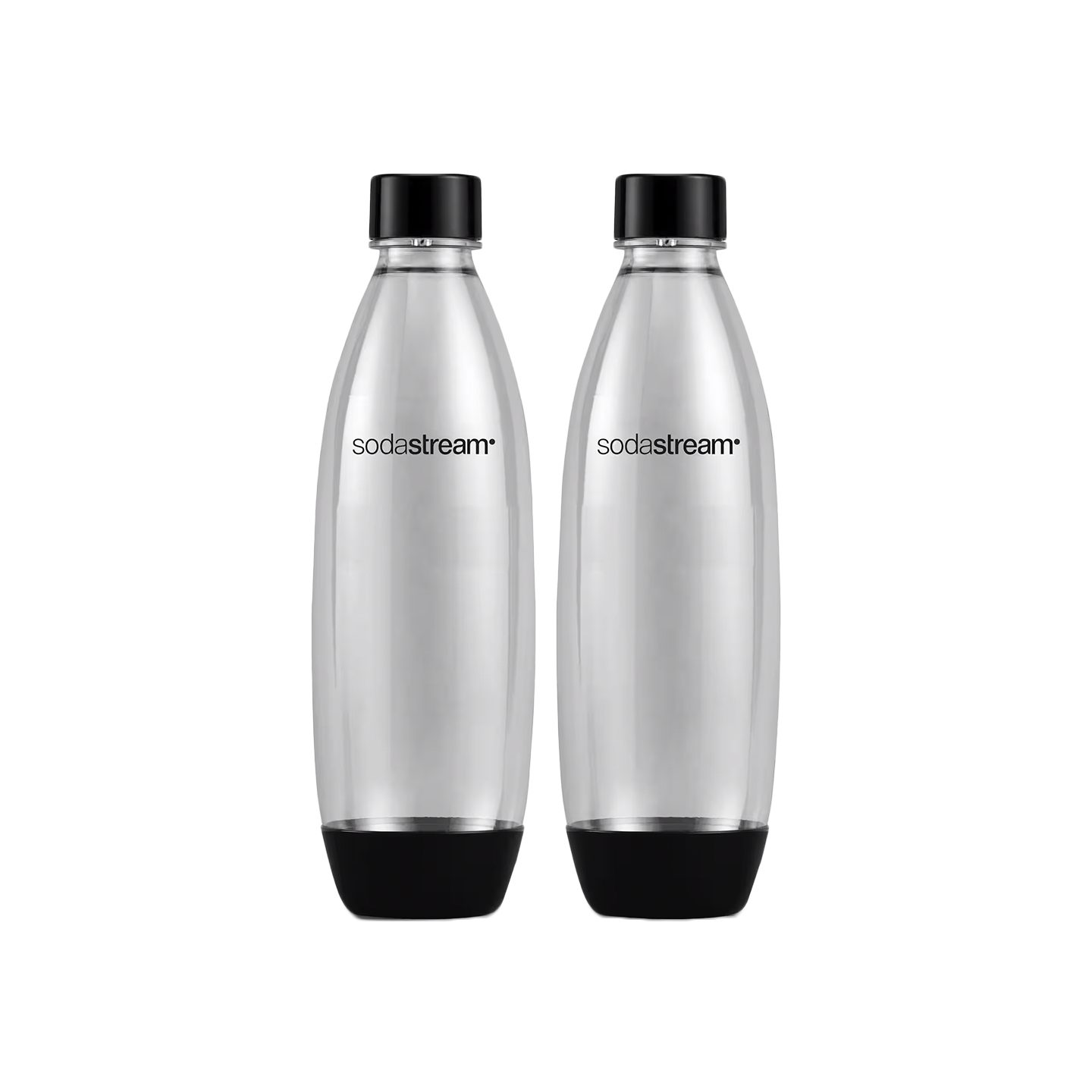 SodaStream Trinkflasche Бутылки SodaStream Fuse Black (geeignet für SodaStream), 2 x 1 l