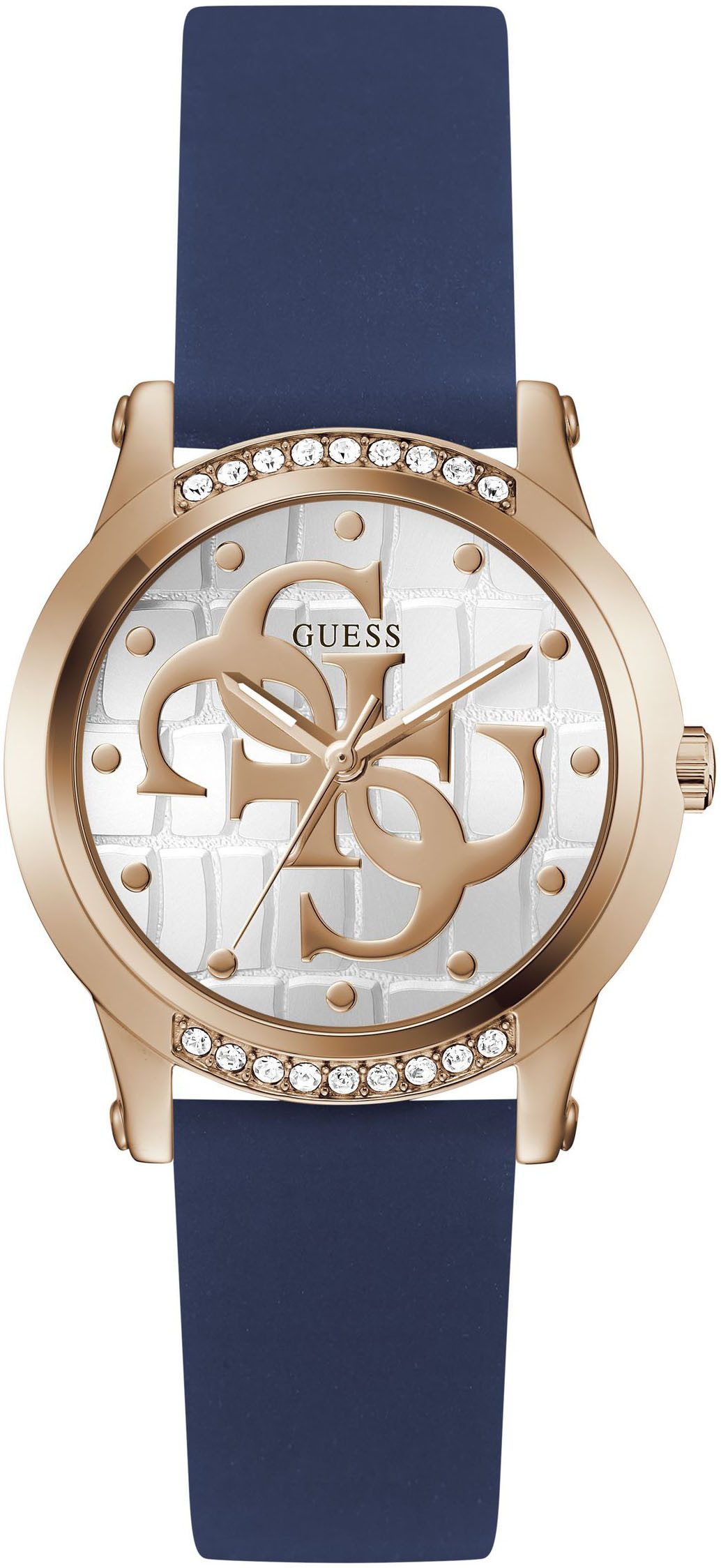 Guess Quarzuhr ANNETTE GW0860L2, Armbanduhr, Damenuhr, Silikonarmband günstig online kaufen