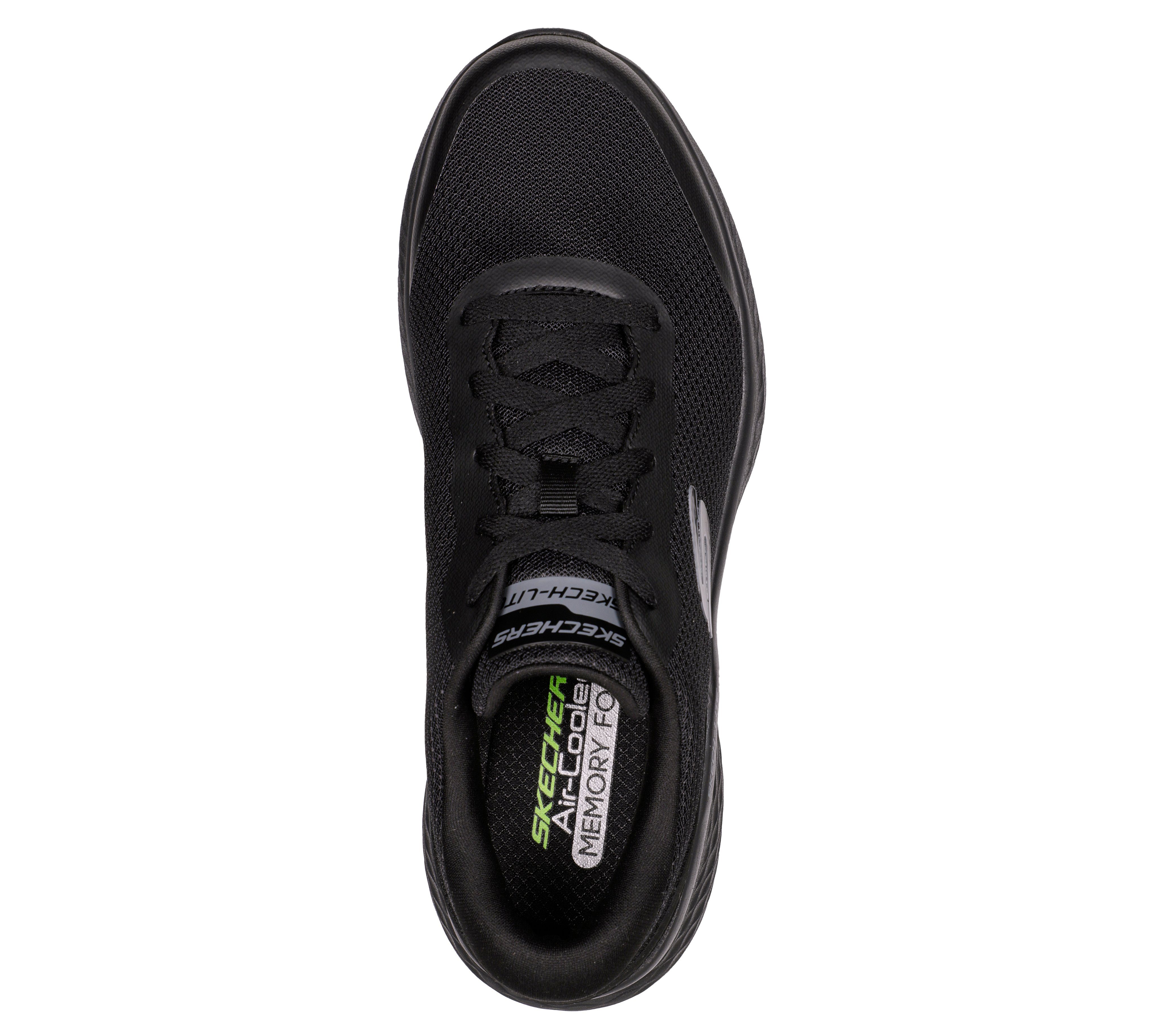 Skechers Komfort-Innensohle Foam RUSH PRO CLEAR Memory SKECH-LITE Sneaker Schwarz Air-Cooled