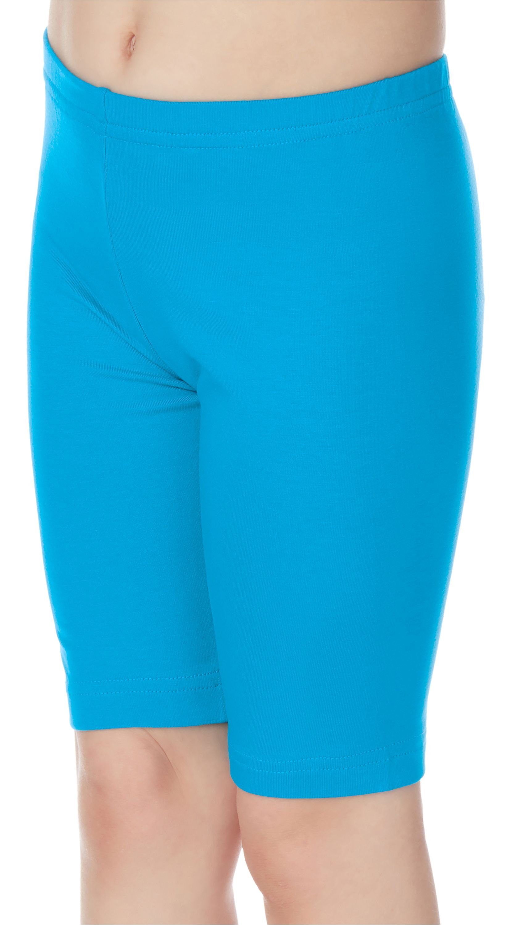 Merry Style Leggings Mädchen Kurze Leggings aus Viskose MS10-132 (1-tlg) elastischer Bund Blau