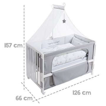 roba® Beistellbett »Room Bed«, 60 x 120 cm, Beistellbett zum Elternbett, komplette Ausstattung