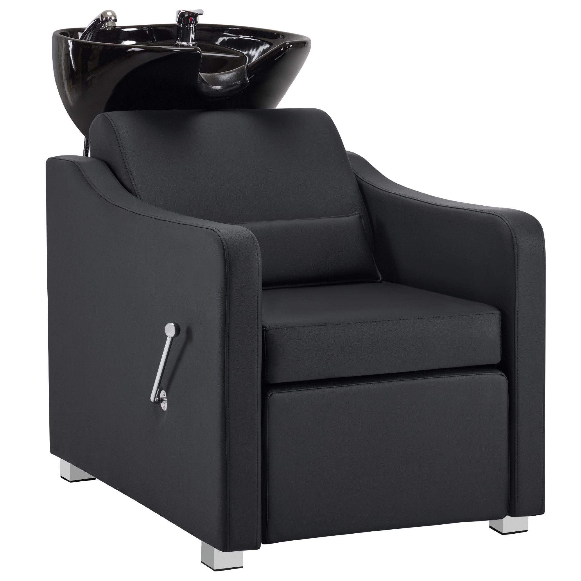 Barberpub Waschbecken BarberPub Friseurstuhl mit Waschbecken 8675 (Schwarz/ günstig online kaufen