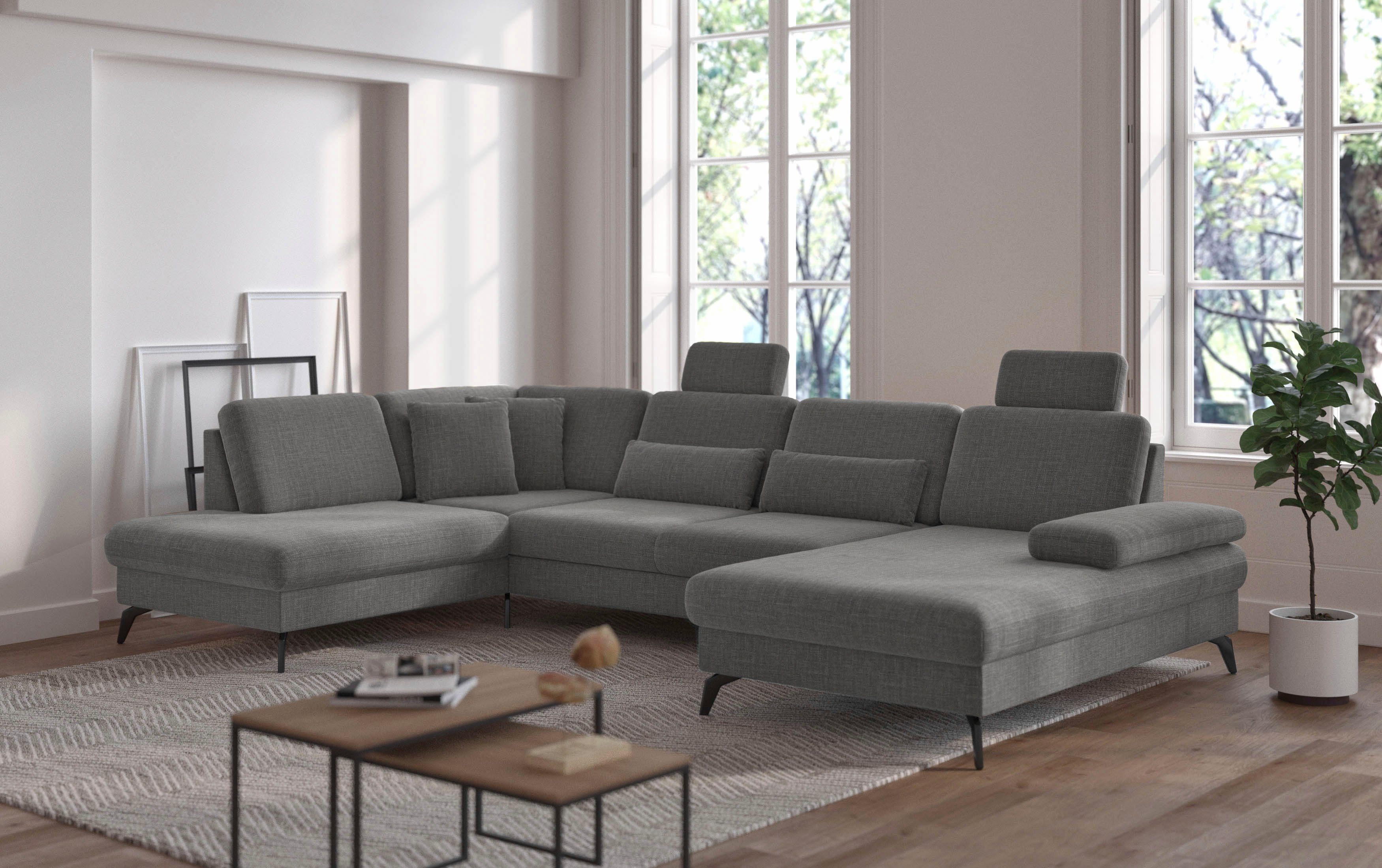 sit&more Wohnlandschaft Morris U-Form, inkl. Sitztiefenverstellung, günstig online kaufen