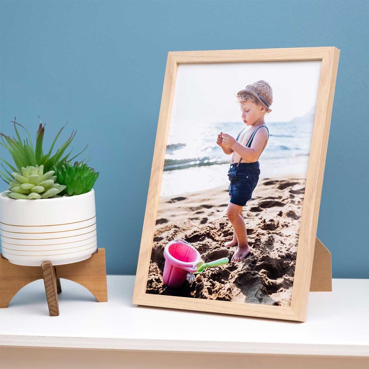 PHOTOLINI Bilderrahmen Poster-Einzelrahmen Modern Schmal günstig online kaufen