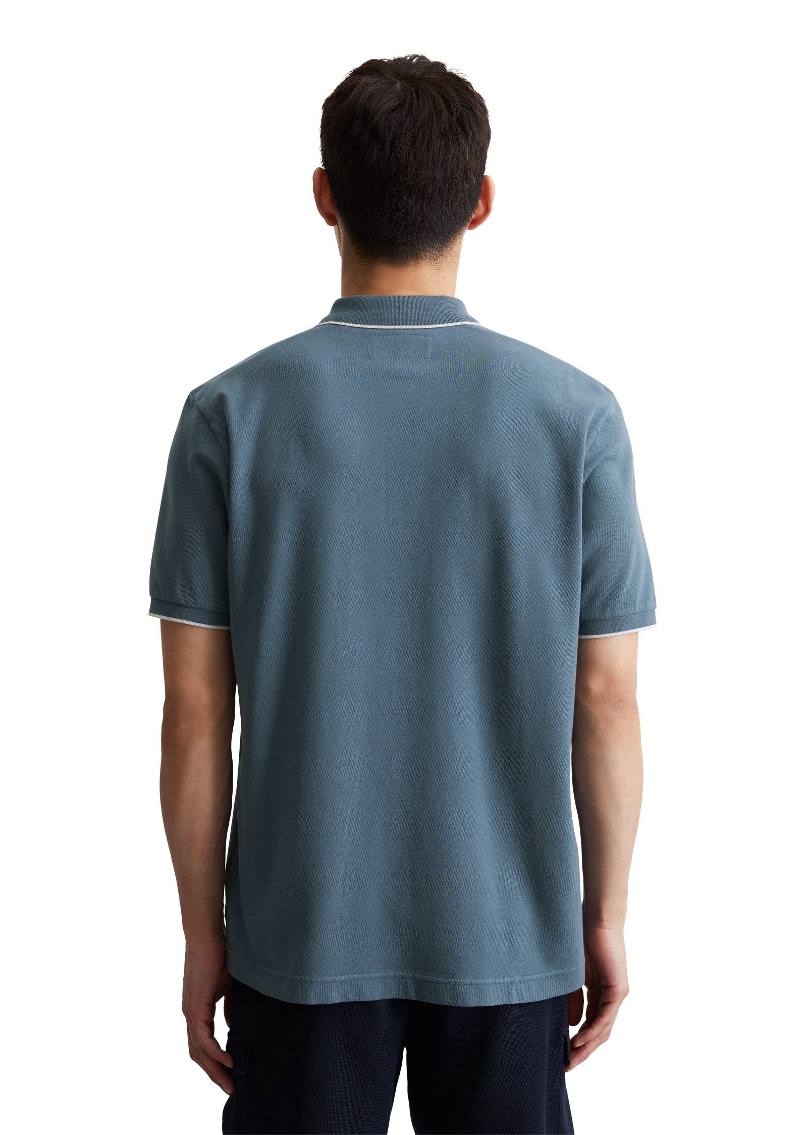 Marc O'Polo Poloshirt aus Piqué, regular fit, kontrastfarbene Details günstig online kaufen