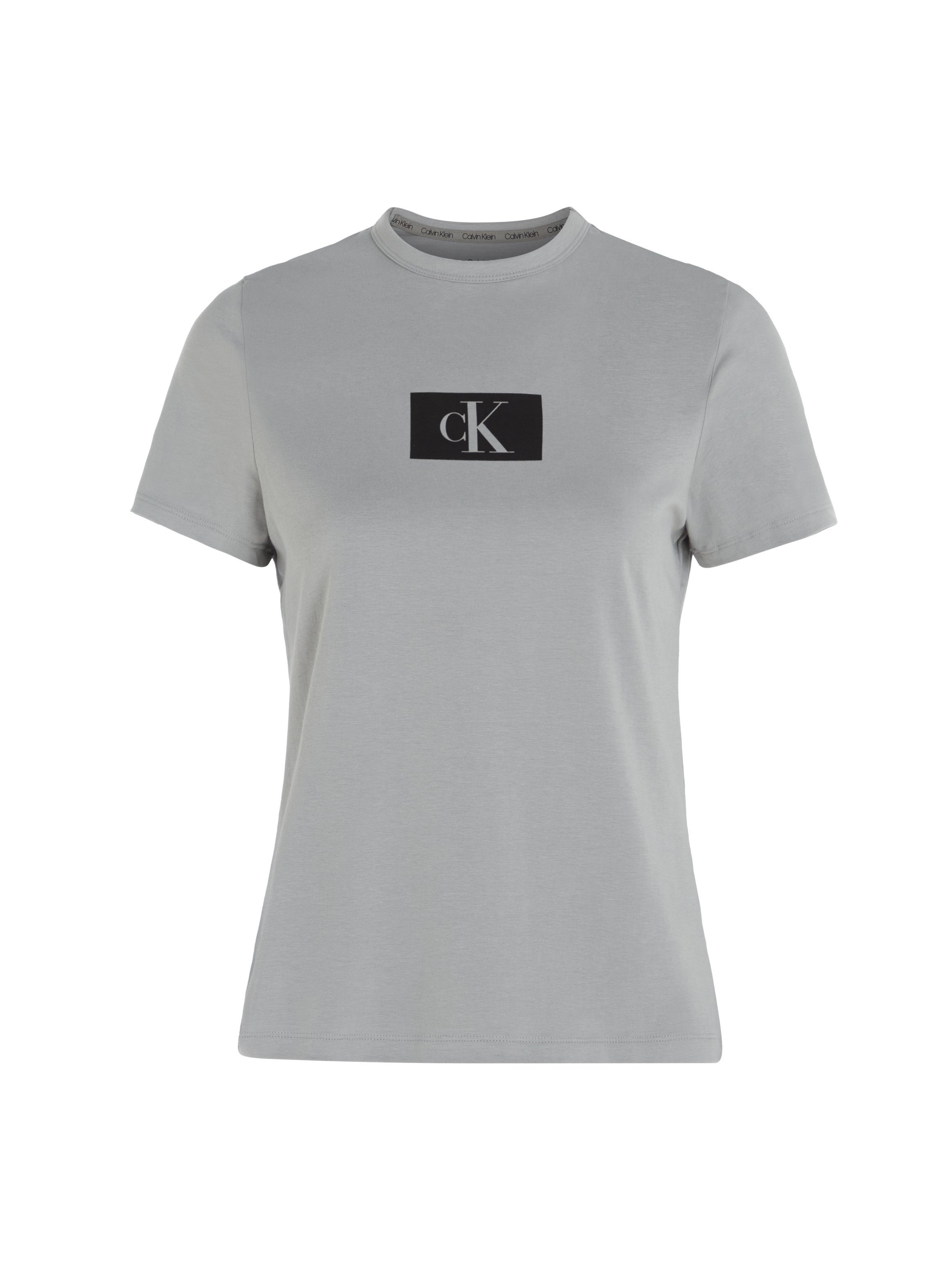 S/S CREW Kurzarmshirt GREY-HEATHER Calvin NECK Klein Underwear