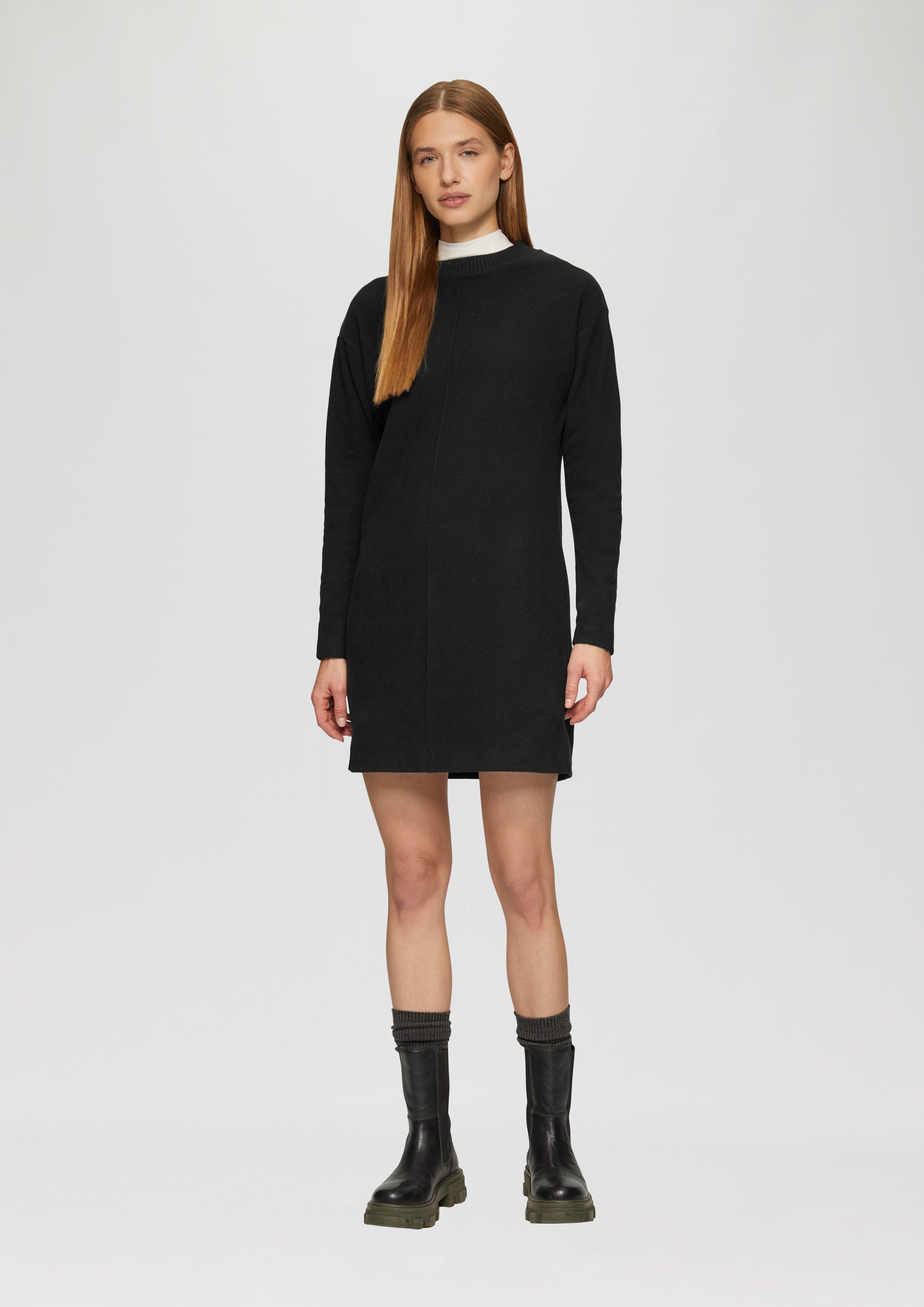 s.Oliver Minikleid Weiches Sweat-Kleid mit Ziernaht günstig online kaufen
