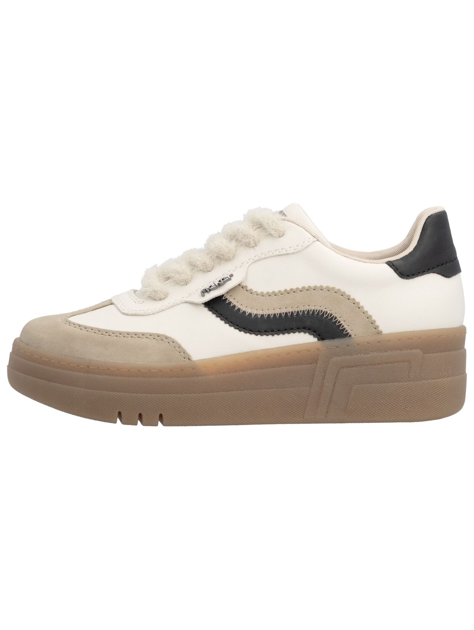 Rieker Sneaker Lederimitat . Plateausneaker