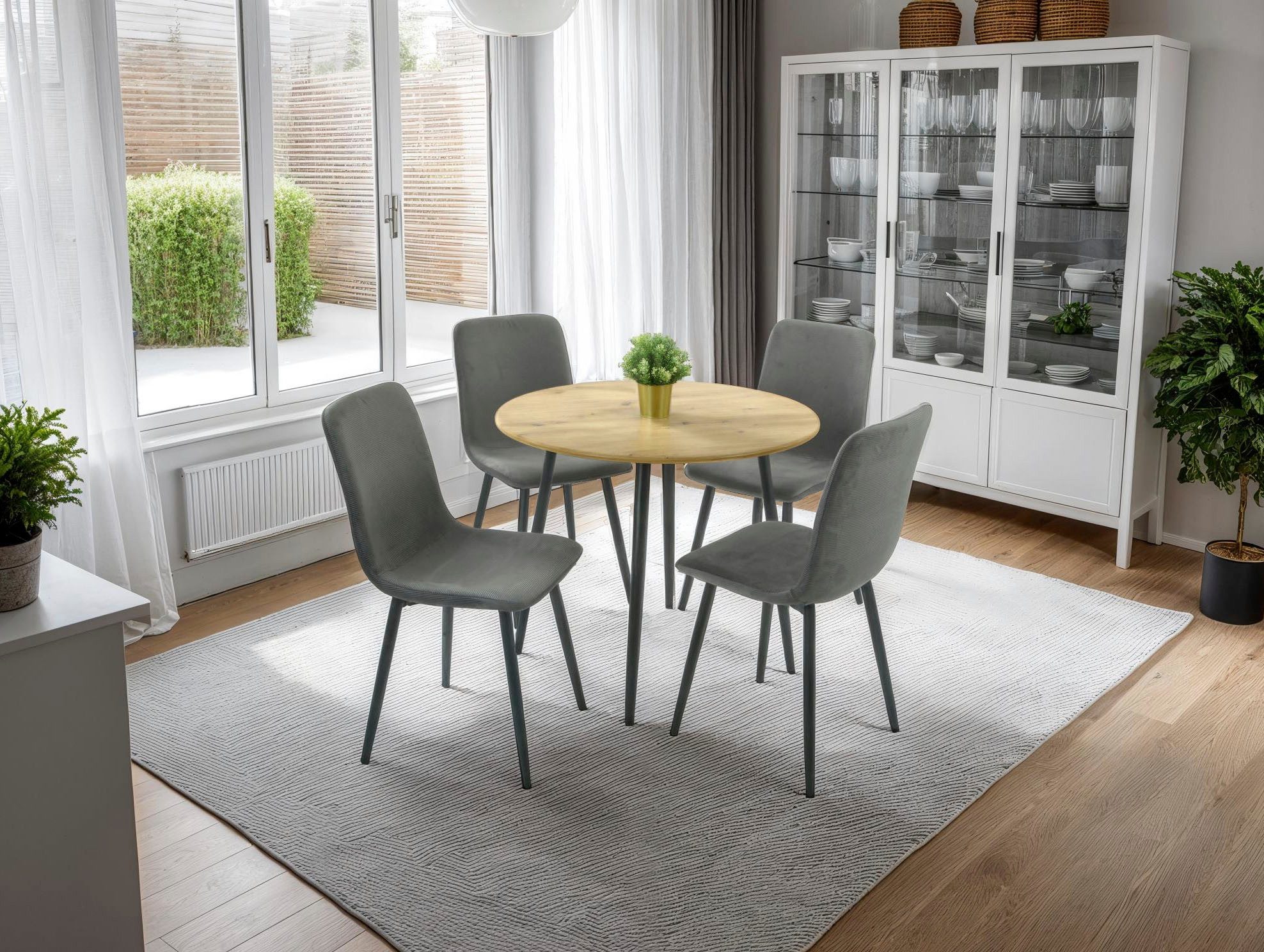 HELA 4-Fußstuhl LEIPZIG (Set, 2 St), günstig online kaufen