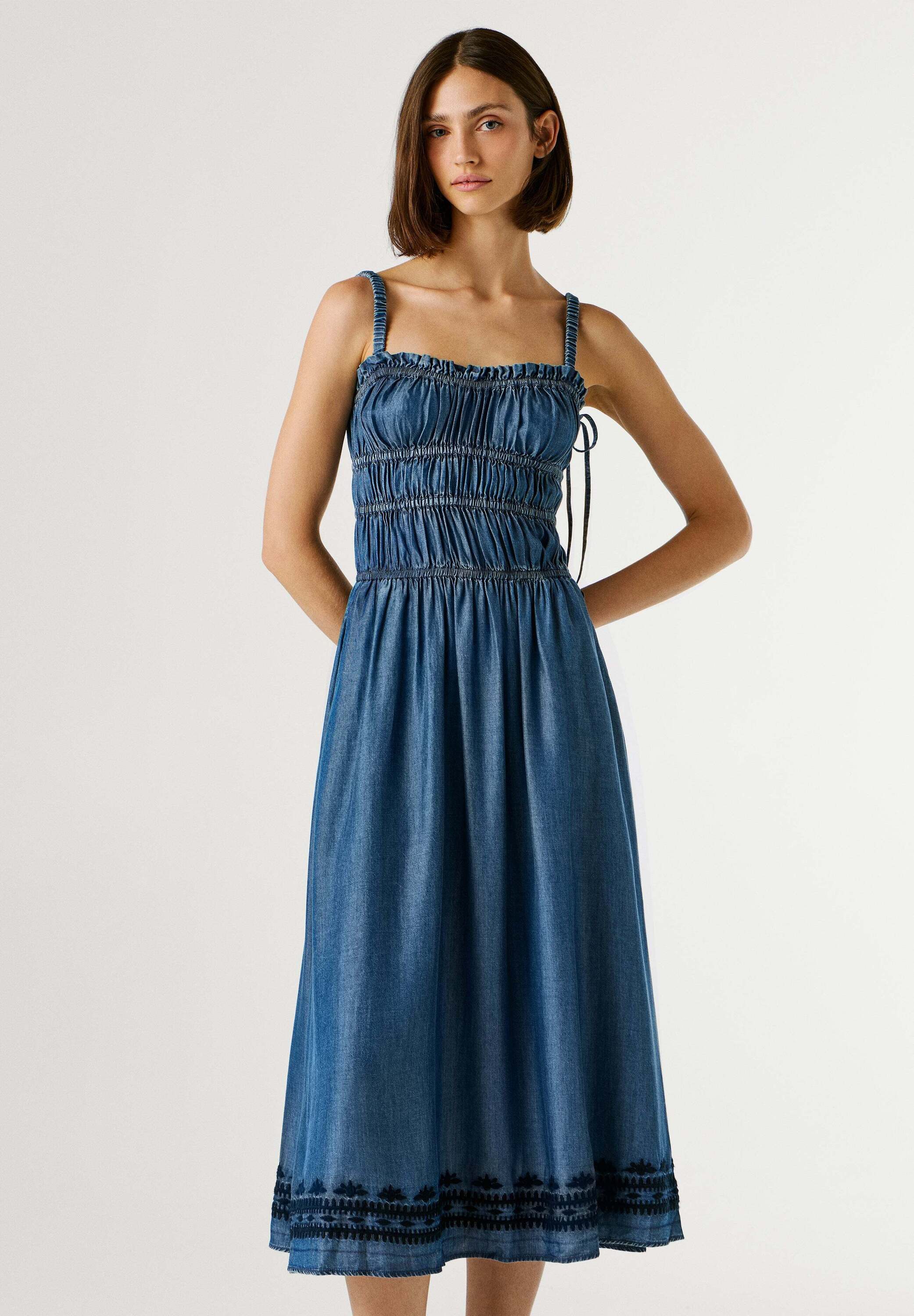 Pepe Jeans Maxikleid dress CASS TENCEL DRESS