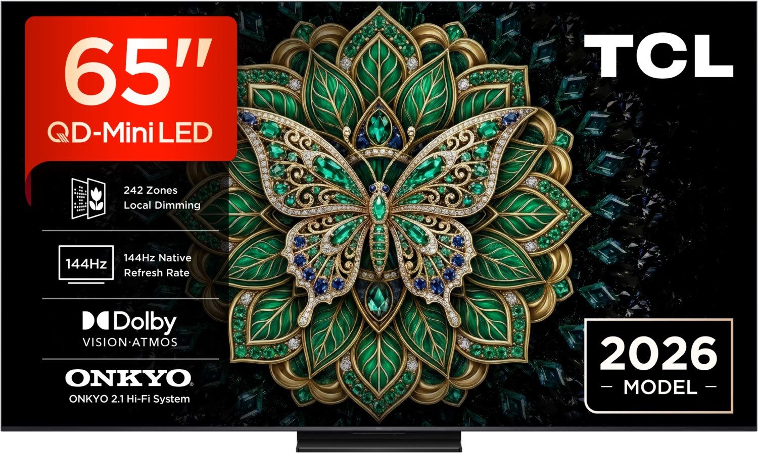 TCL 65C69K Pro QLED-Fernseher (65.0 Zoll, 4K Ultra HD, Ja)