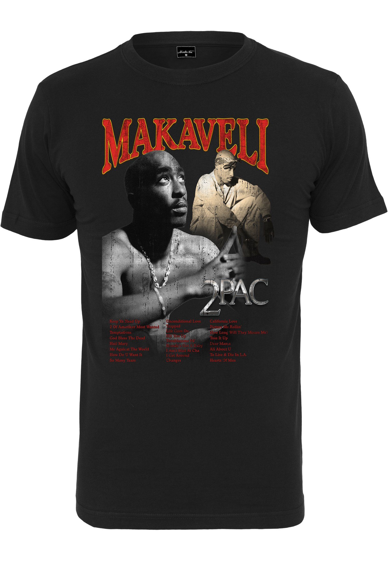 MisterTee T-Shirt Herren Tupac Makaveli (1-tlg) Tee