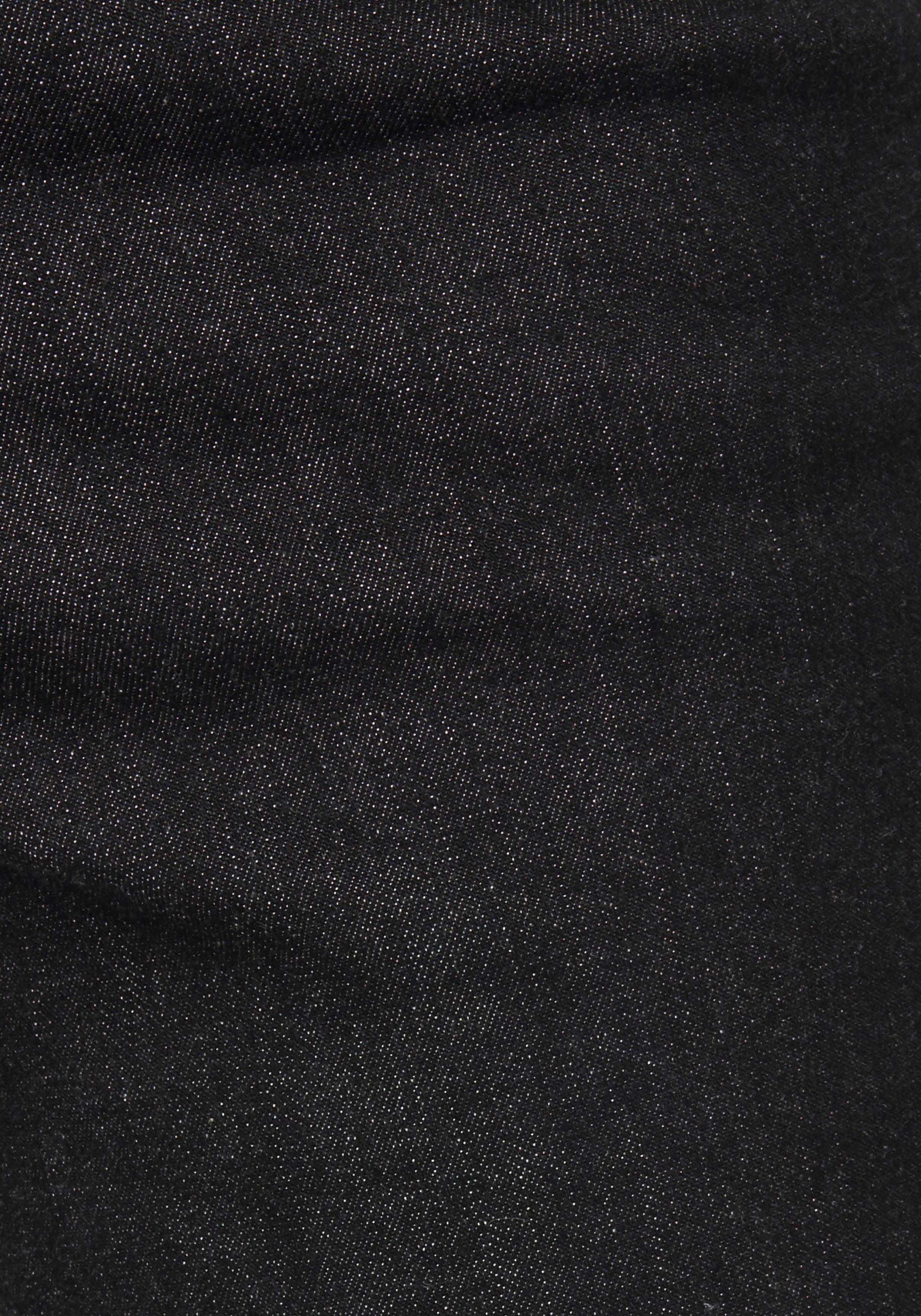 Arizona Gerade Jeans Annett High black-used Waist
