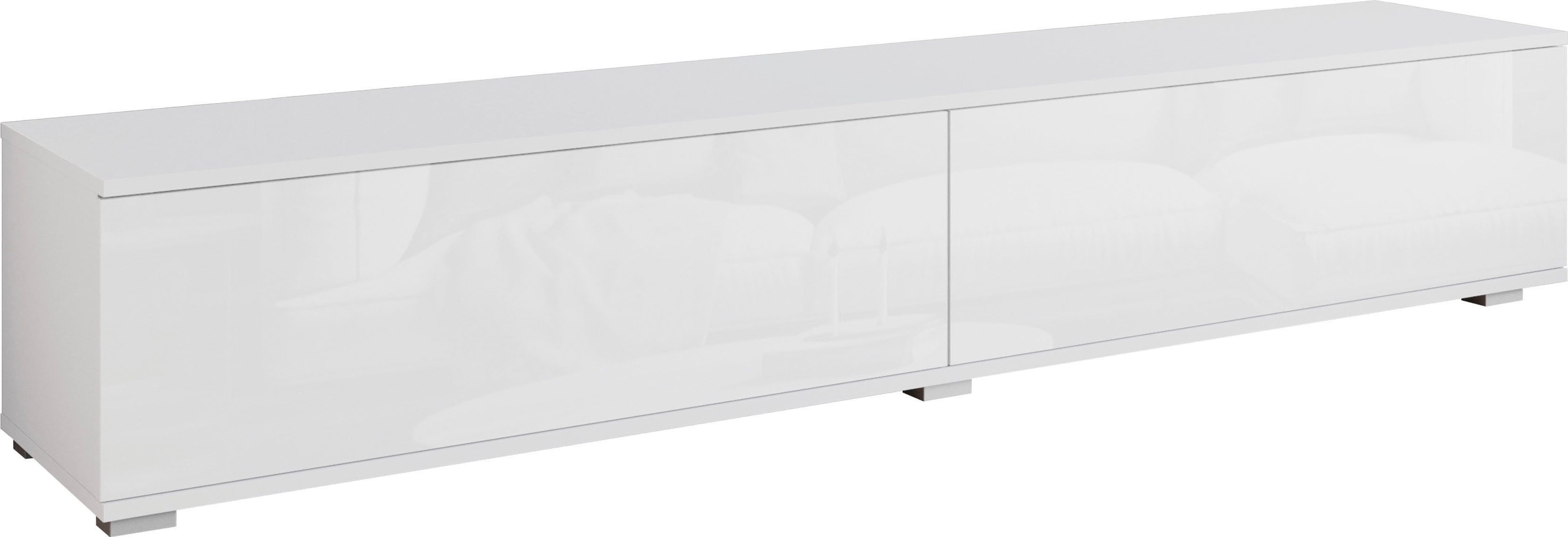 OTTO home Lowboard Kenia (1 St), 2 Klappen – flexibel hängend oder stehend montierbar