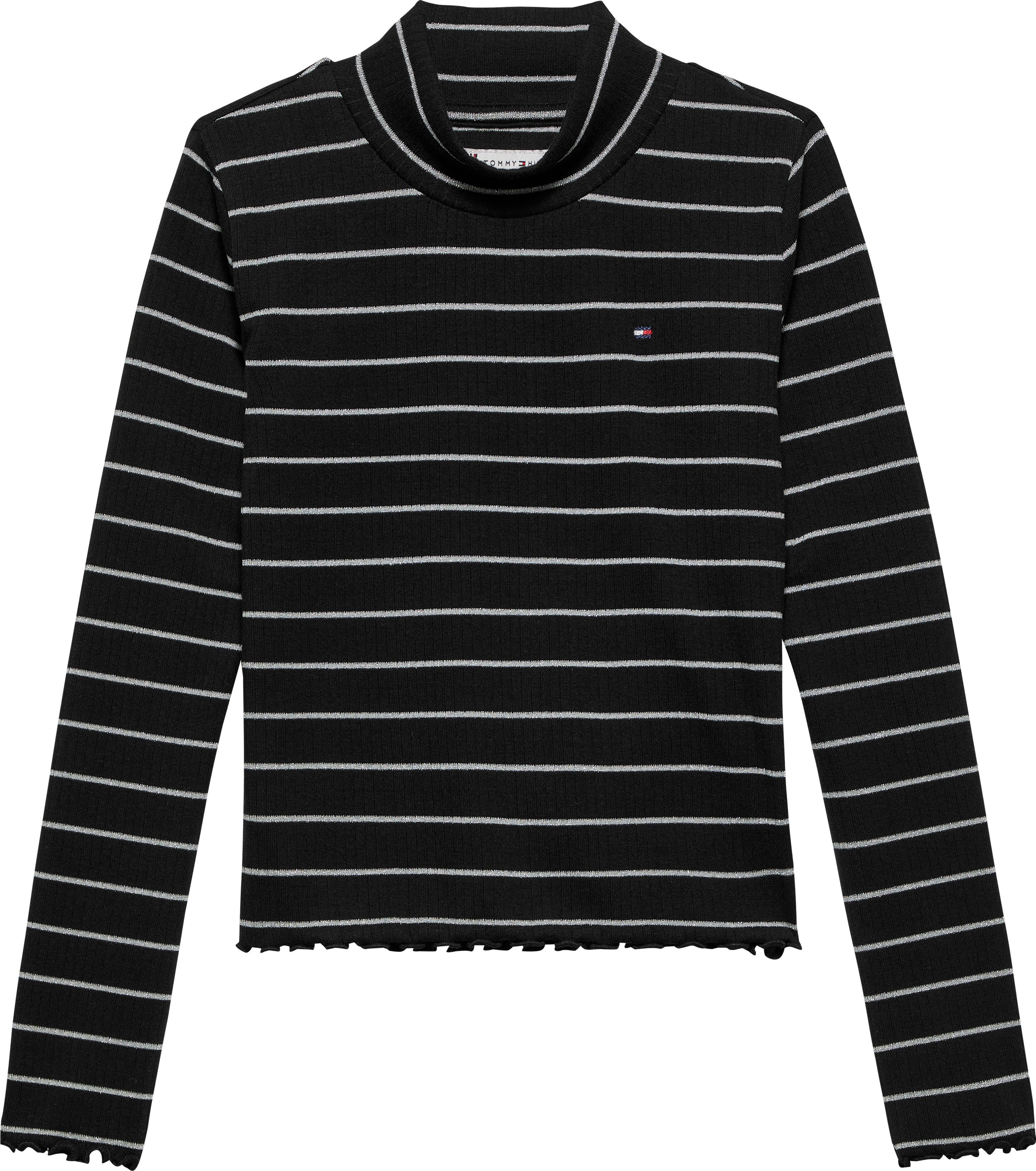 Langarmshirt SPARKLE STRIPE MOCK NECK L/S