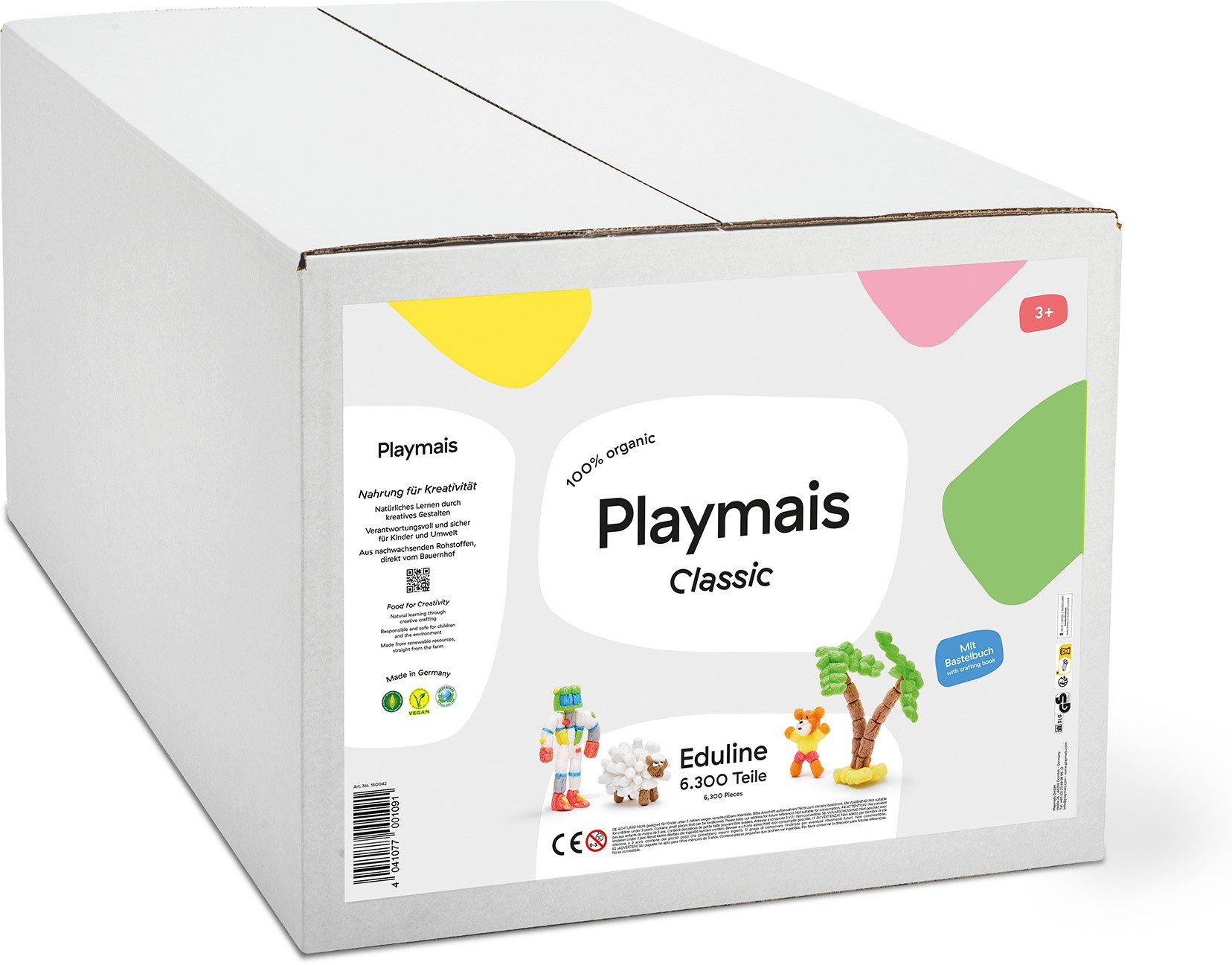PlayMais Kreativset Bastel Kreativität EDULINE Large 6300 3+ 160042