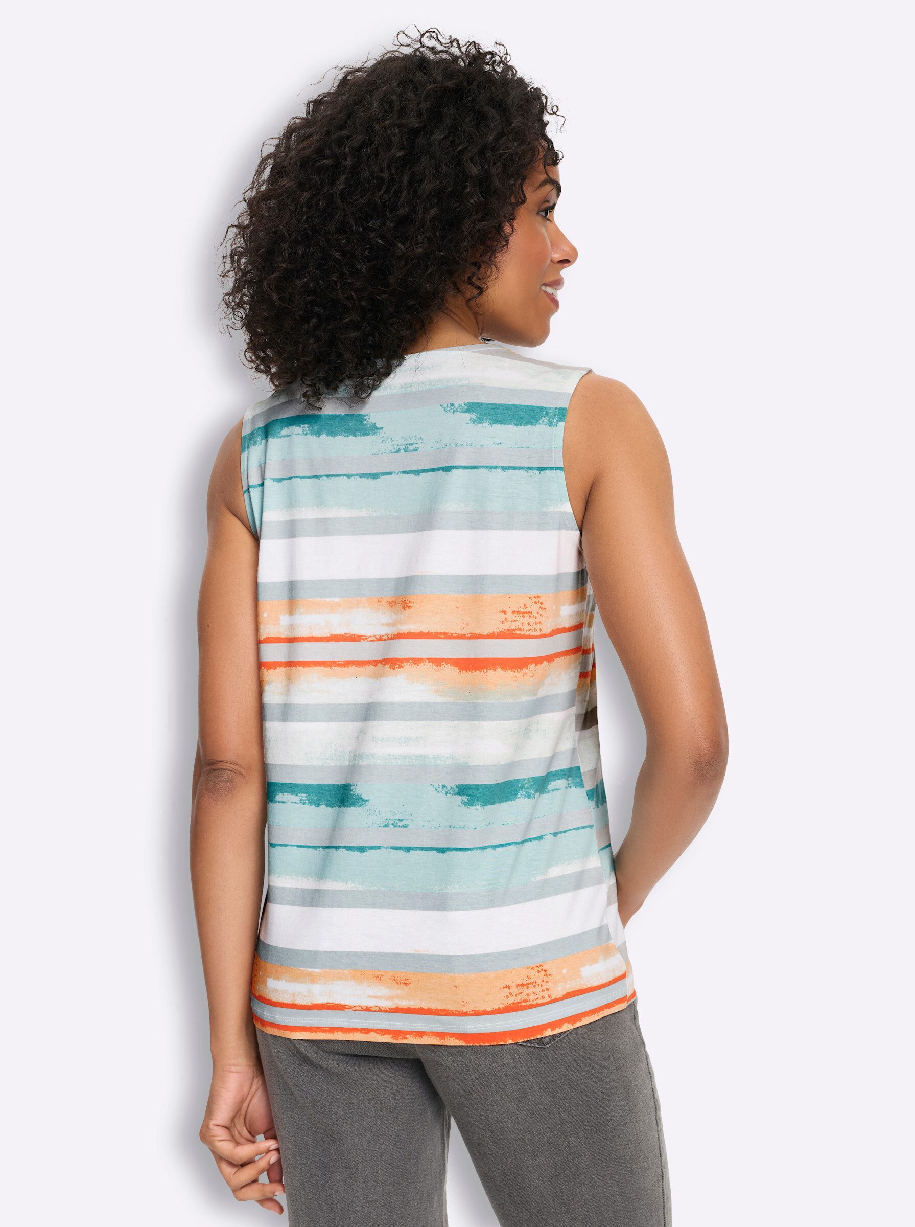 Sieh an! Shirttop Shirttop Ärmellos