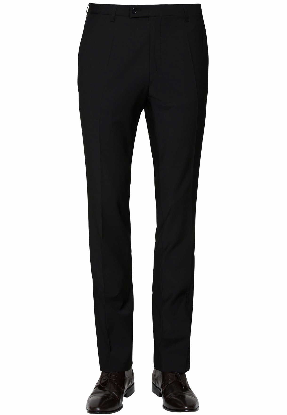 Carl Gross Anzughose schwarz regular (1-tlg., keine fit Angabe)