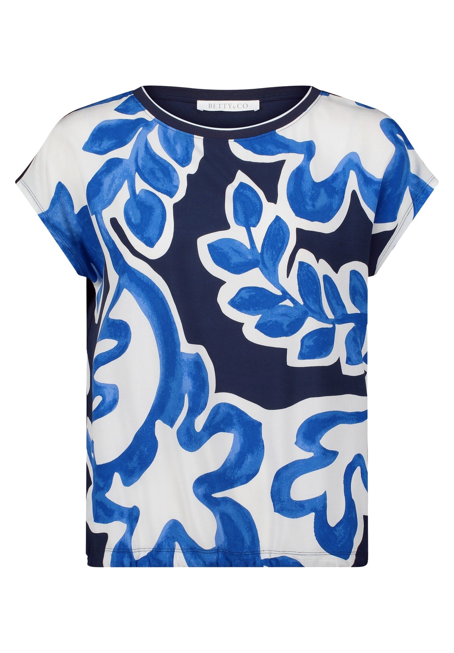 Betty&Co Kurzarmshirt Damen mit Print (1-tlg)