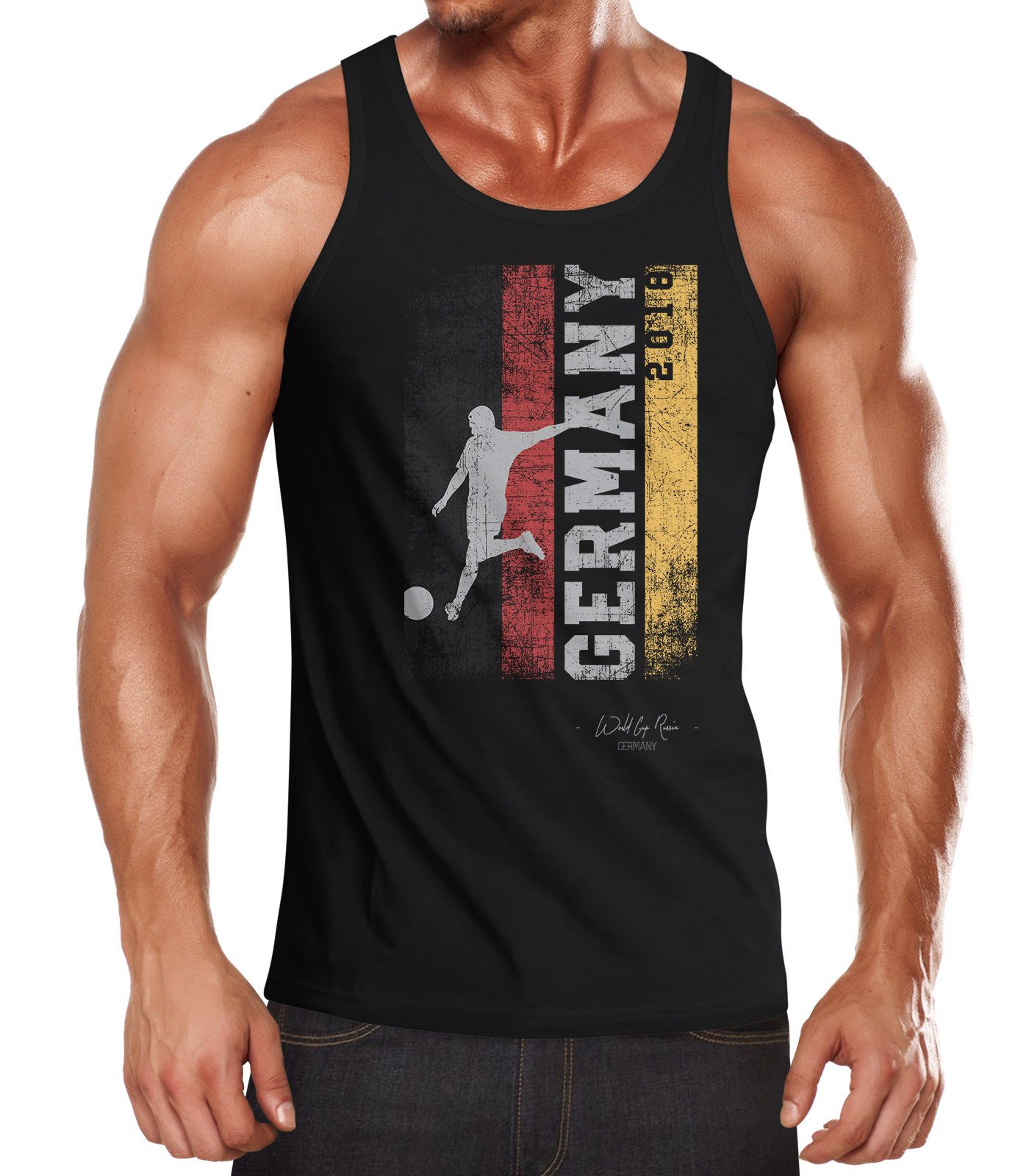 Tanktop Herren Tank Top Fan-Shirt Deutschland WM Fußball-Sommer 2026 Fußball