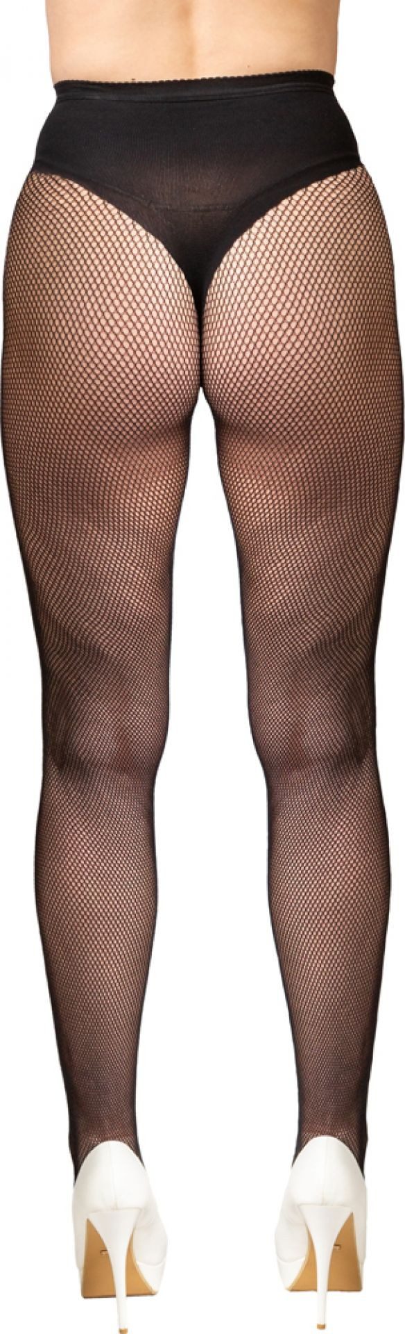 Orlob Netzstrumpfhose Netzstrumpfhose mit Slip Tanga schwarz Universal passend 60 DEN Mit Tanga Slip – Bild 3 von 3