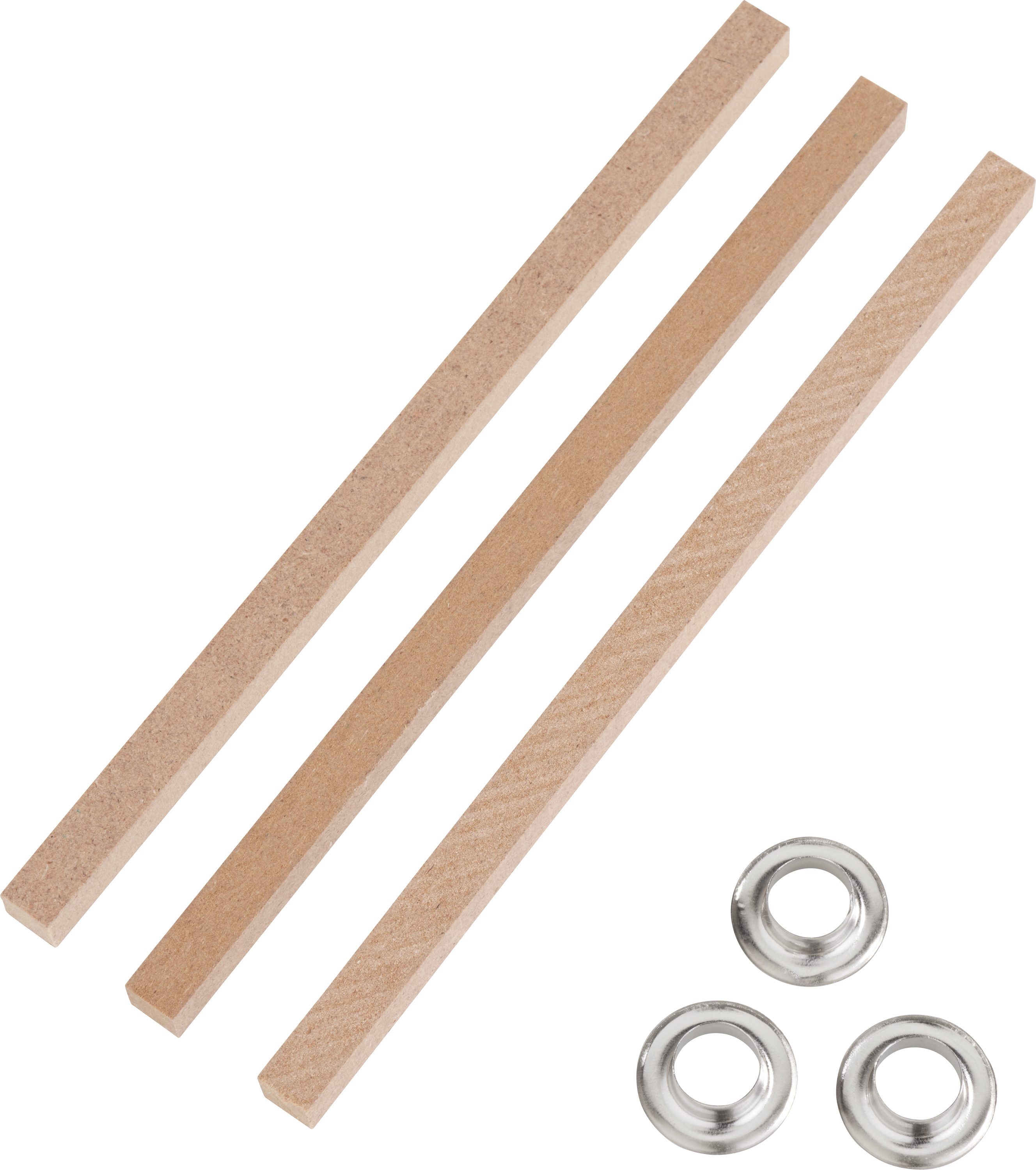 Glorex Stumpenkerze Outdoor, 3 Stk., 12 cm