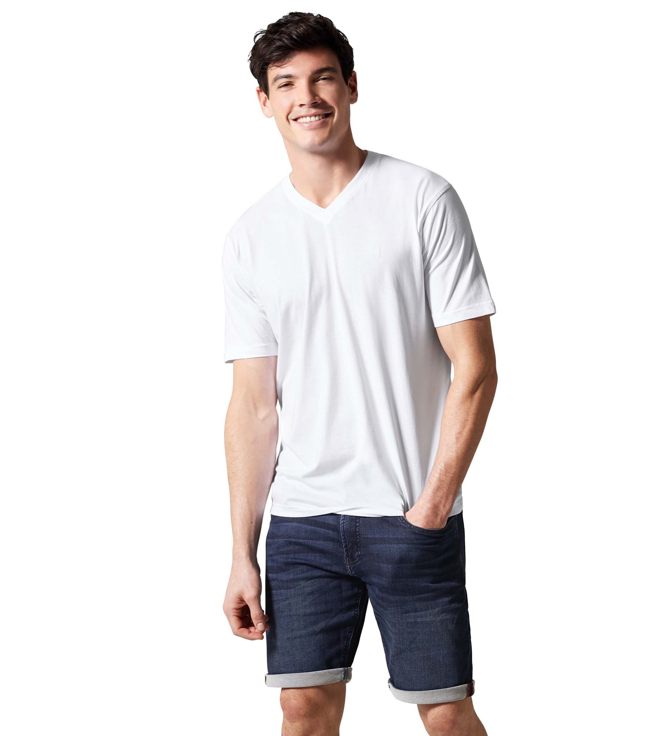 CASAMODA T-Shirt CASAMODA T-Shirt Doppelpack uni günstig online kaufen