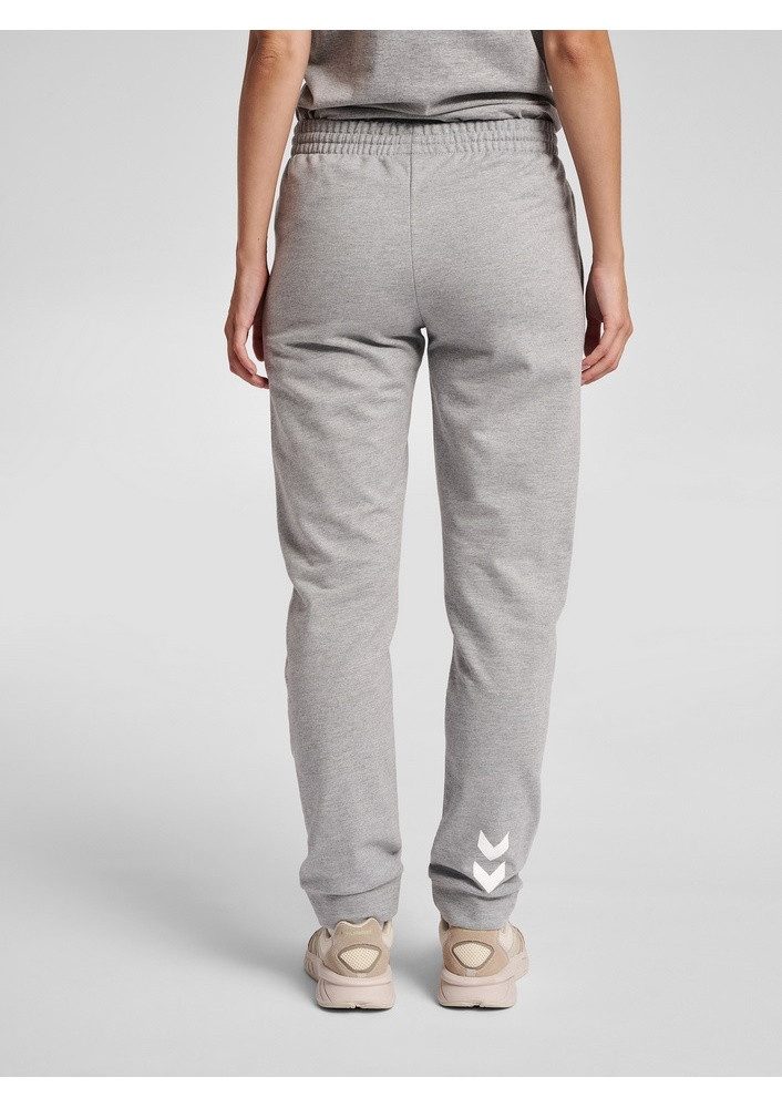 hummel Jogginghose Freizeithose hmlGO Cotton Pant (Baumwolle) lang grau Dam günstig online kaufen