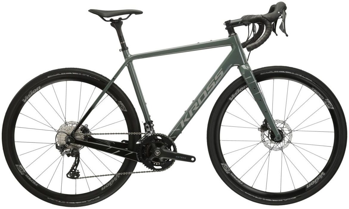Gravelbike KROSS Gravelbike Esker 8.0 28" grau