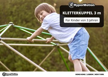 HyperMotion Klettergerüst Kinder-Kletterkuppel XXL, Geodom, Garten-Spielplatz, 3 m