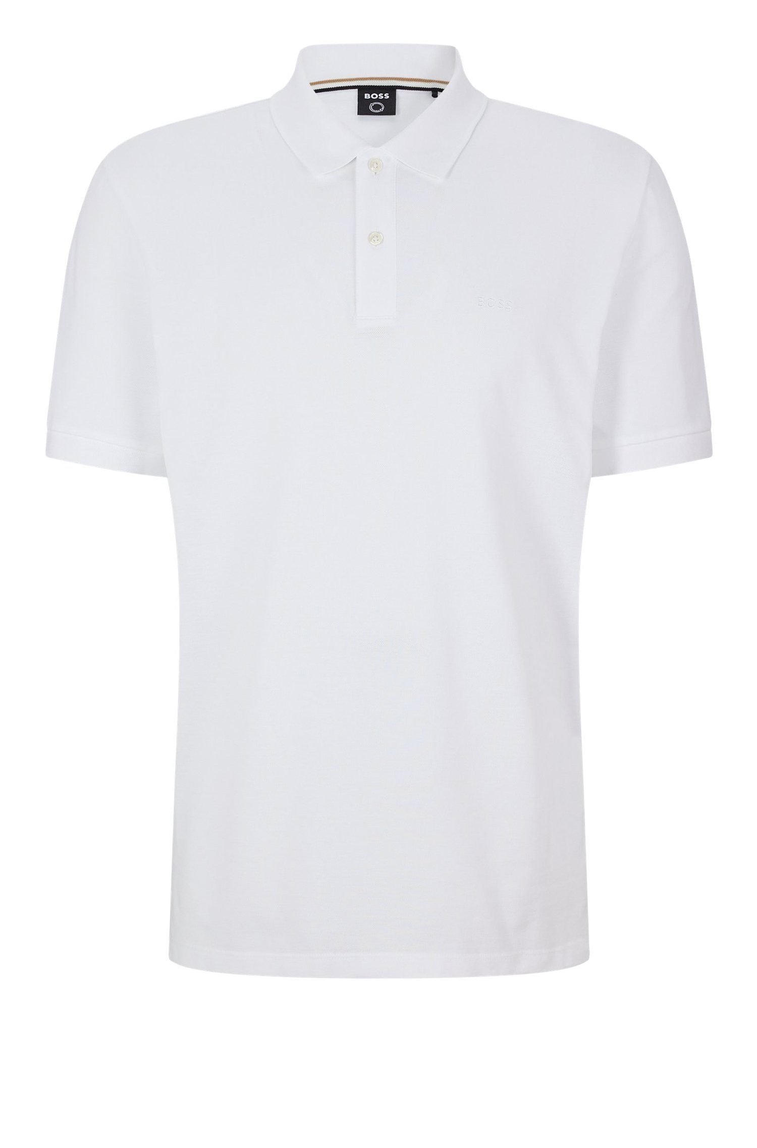 (100) BOSS Poloshirt (1-tlg) Pallas Weiß