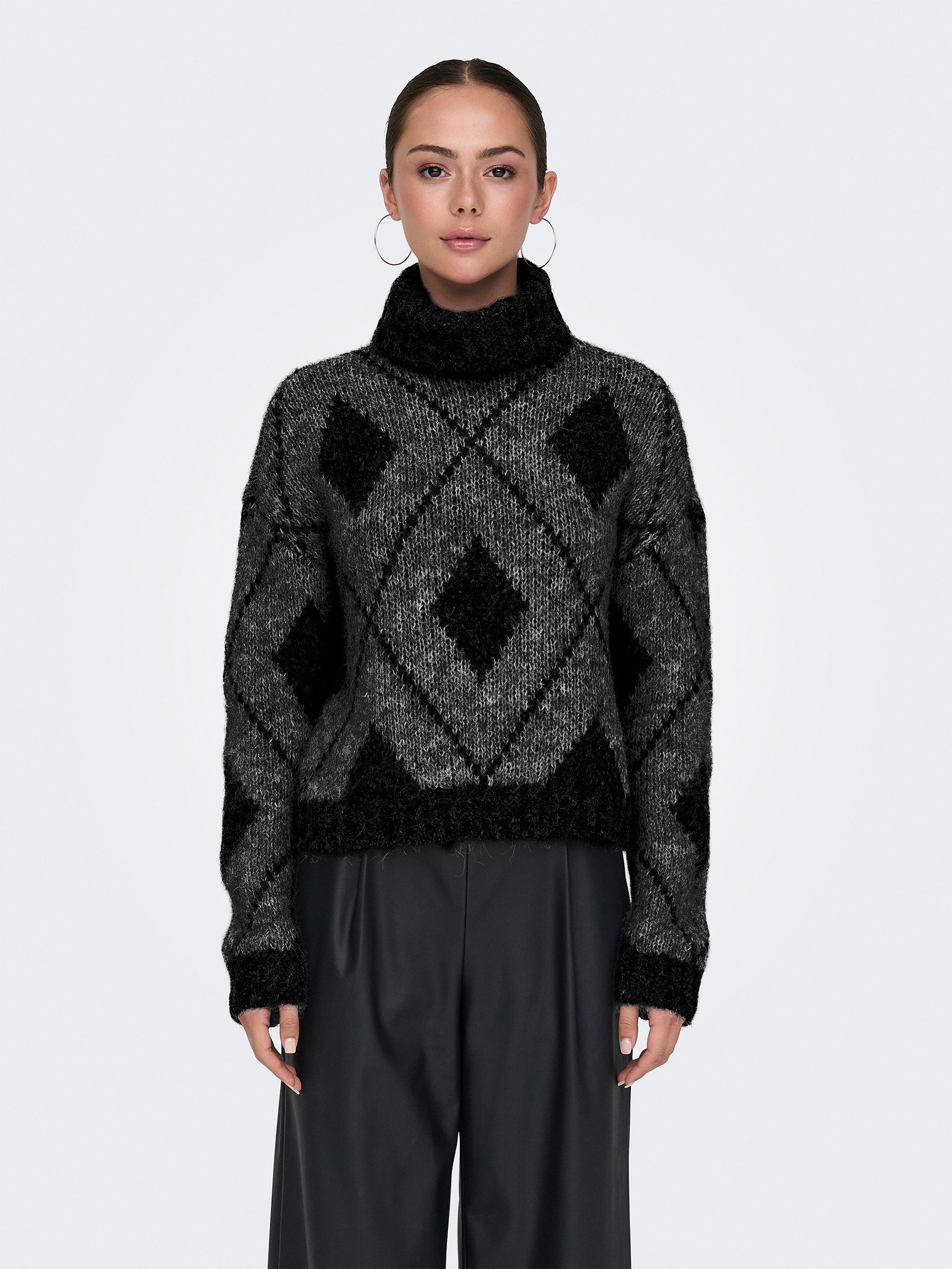 JACQUELINE de YONG Strickpullover Strickpullover Rollkragen günstig online kaufen