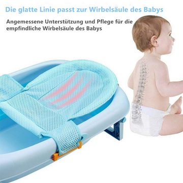 Fivejoy Badesitz Baby-Badematte,Neugeborenen-Badewanne,Duschnetz,verstellbar Komfortwan (1-tlg), Baby-Badezubehör für Neugeborene und Kleinkinder