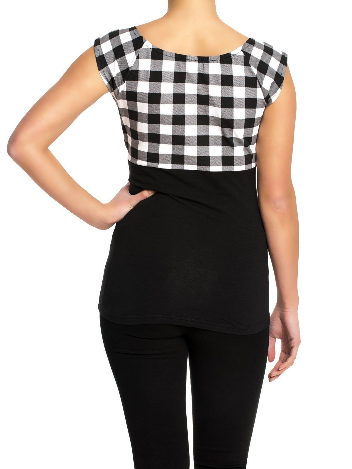 Pussy Deluxe T-Shirt Evie Plaid günstig online kaufen