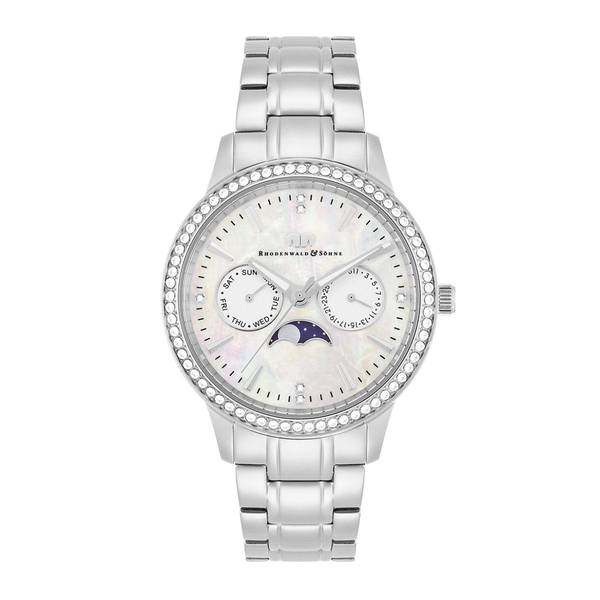Rhodenwald & Söhne Multifunktionsuhr Amidala silber, mit Quarzwerk günstig online kaufen