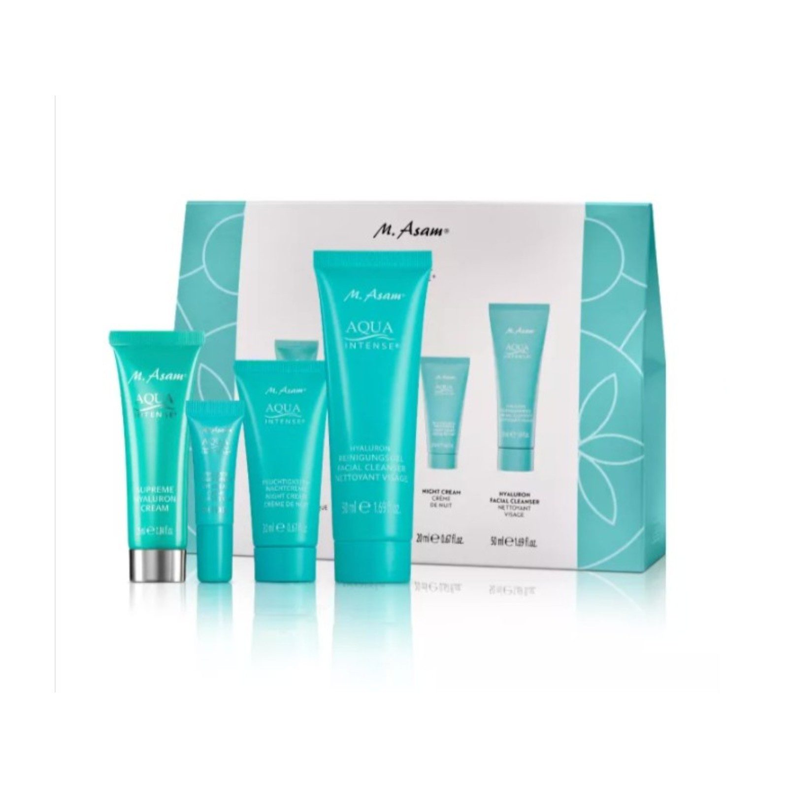 Gesichtspflege-Set AQUA INTENSE Pflegeroutine für glatte Haut