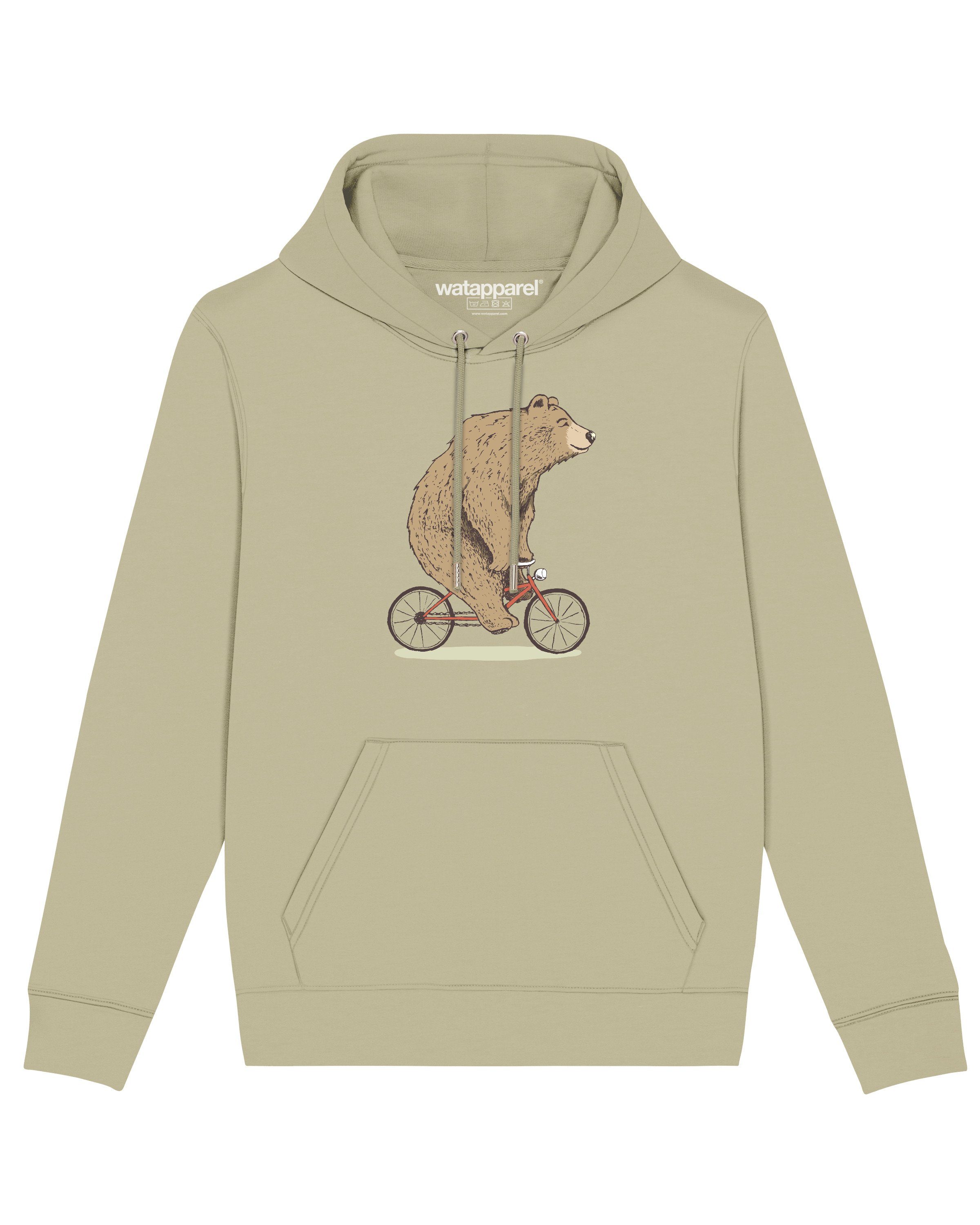 Sweatshirt (1-tlg) Fahrradbär Kaffa Coffee wat? Apparel