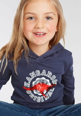 KangaROOS Kapuzensweatshirt Kleine Mädchen mit Wendepailletten