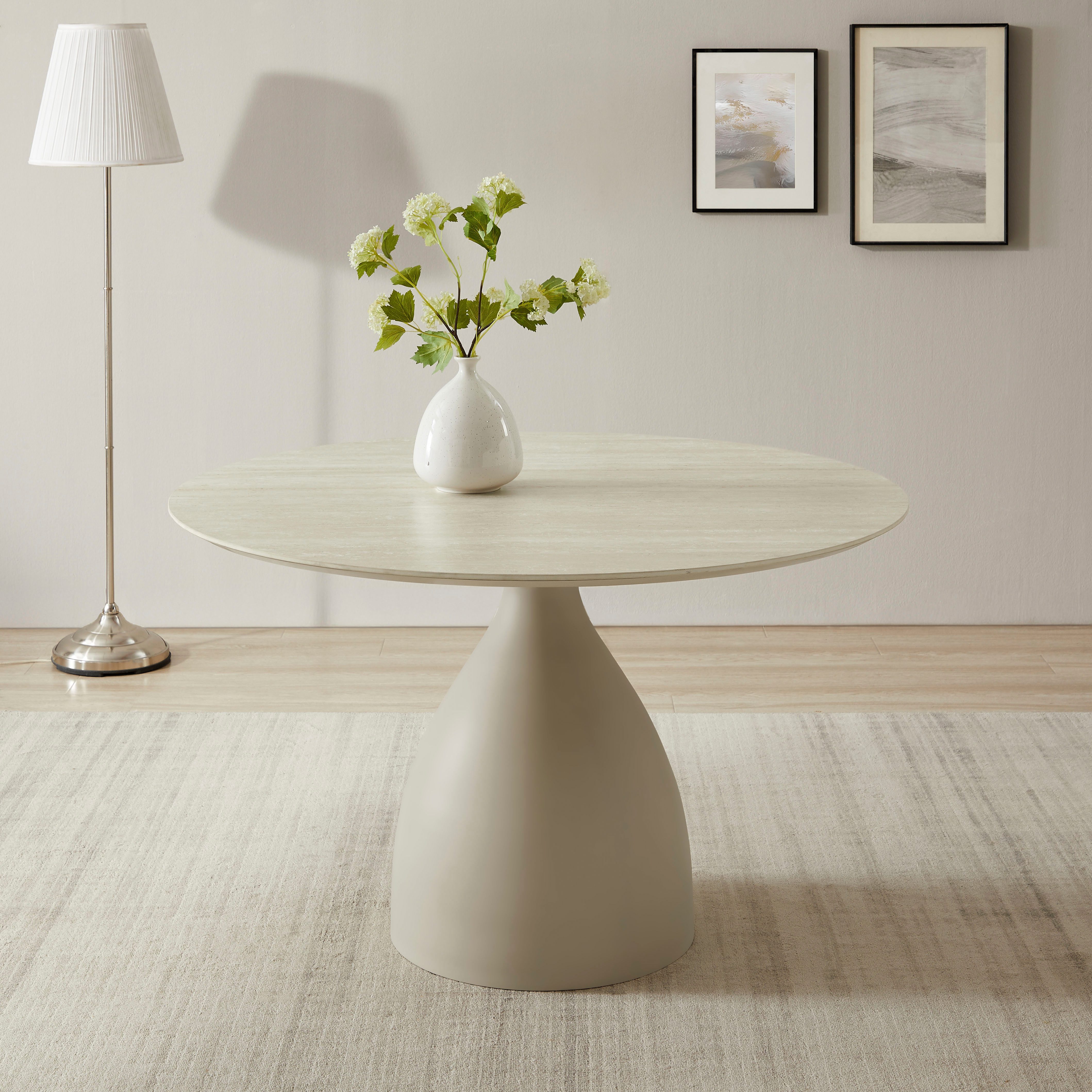 OTTO home Esstisch Lealux, mit Sintersteinplatte, elegantem Gestell und pflegeleichter Oberfläche