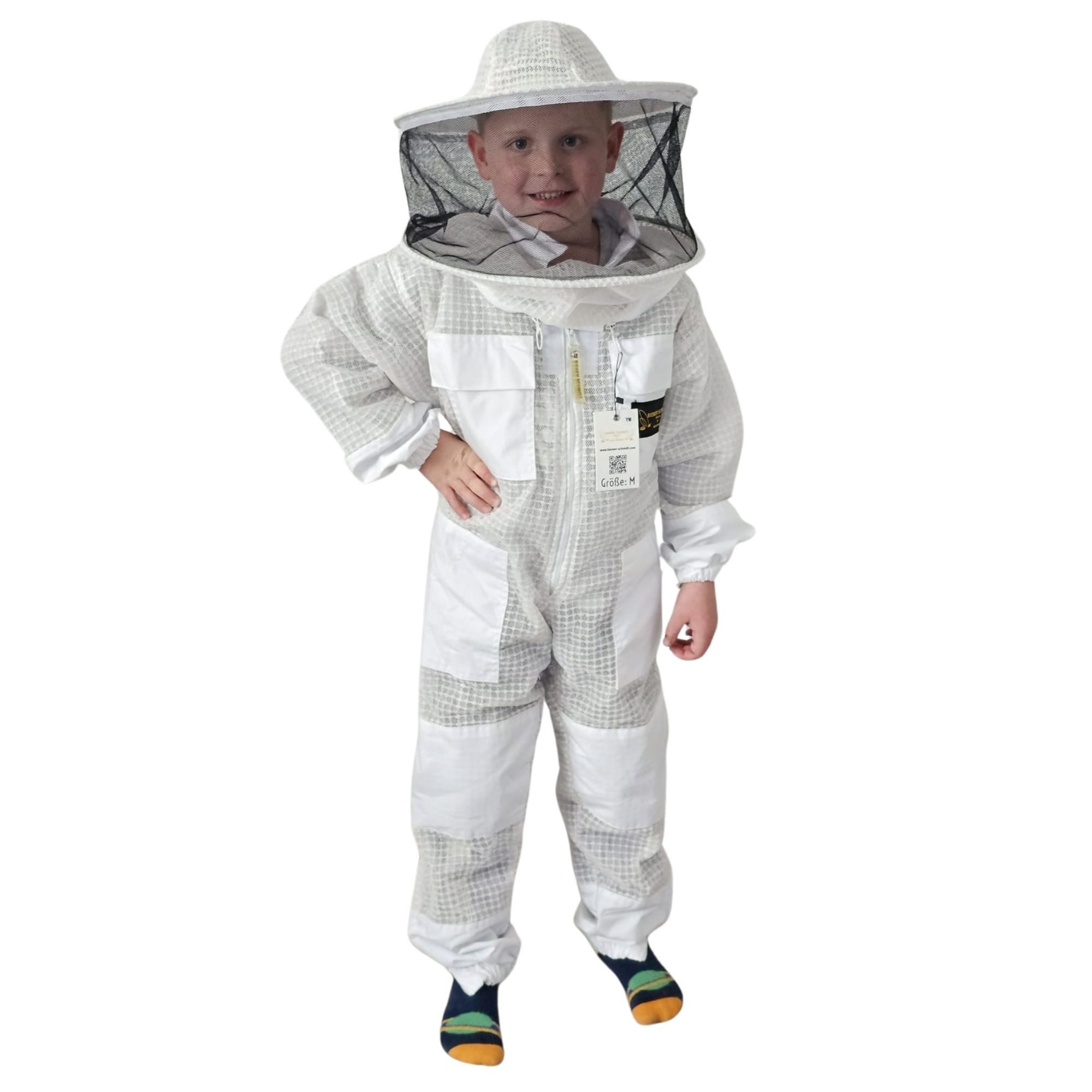 Arbeitsoverall Imkerschutzanzug KIDS-Full-Air mit integriertem Hut & Schleier