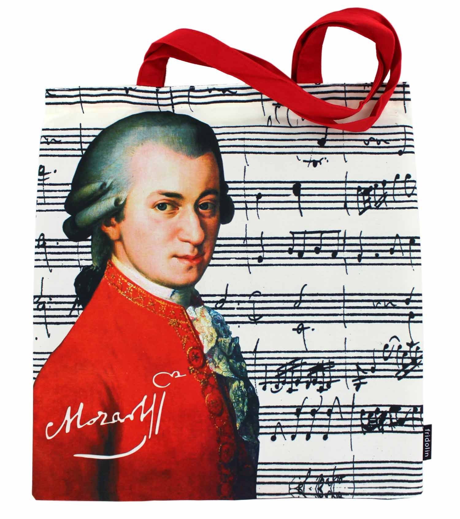 mugesh Tragetasche Shopper Mozart, für Musiker