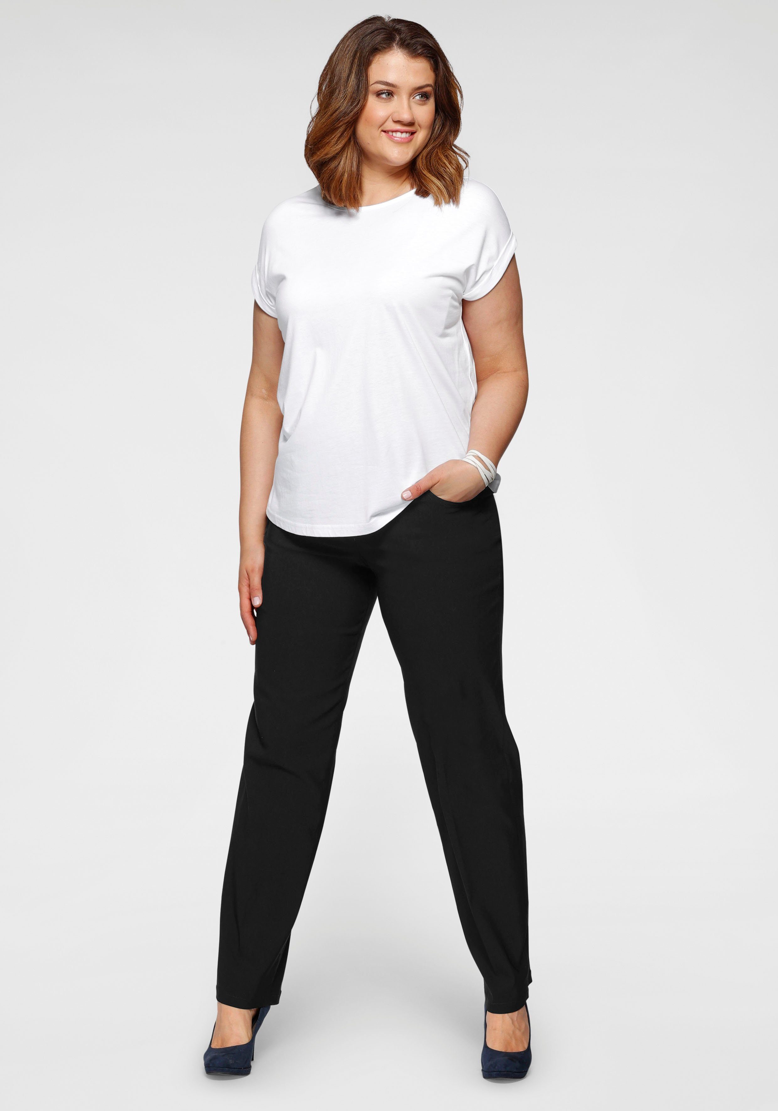 KjBRAND Stretch-Hose Babsie Bengaline: Bequemer Oberschenkel aus Stretch-Material – Bild 5 von 5