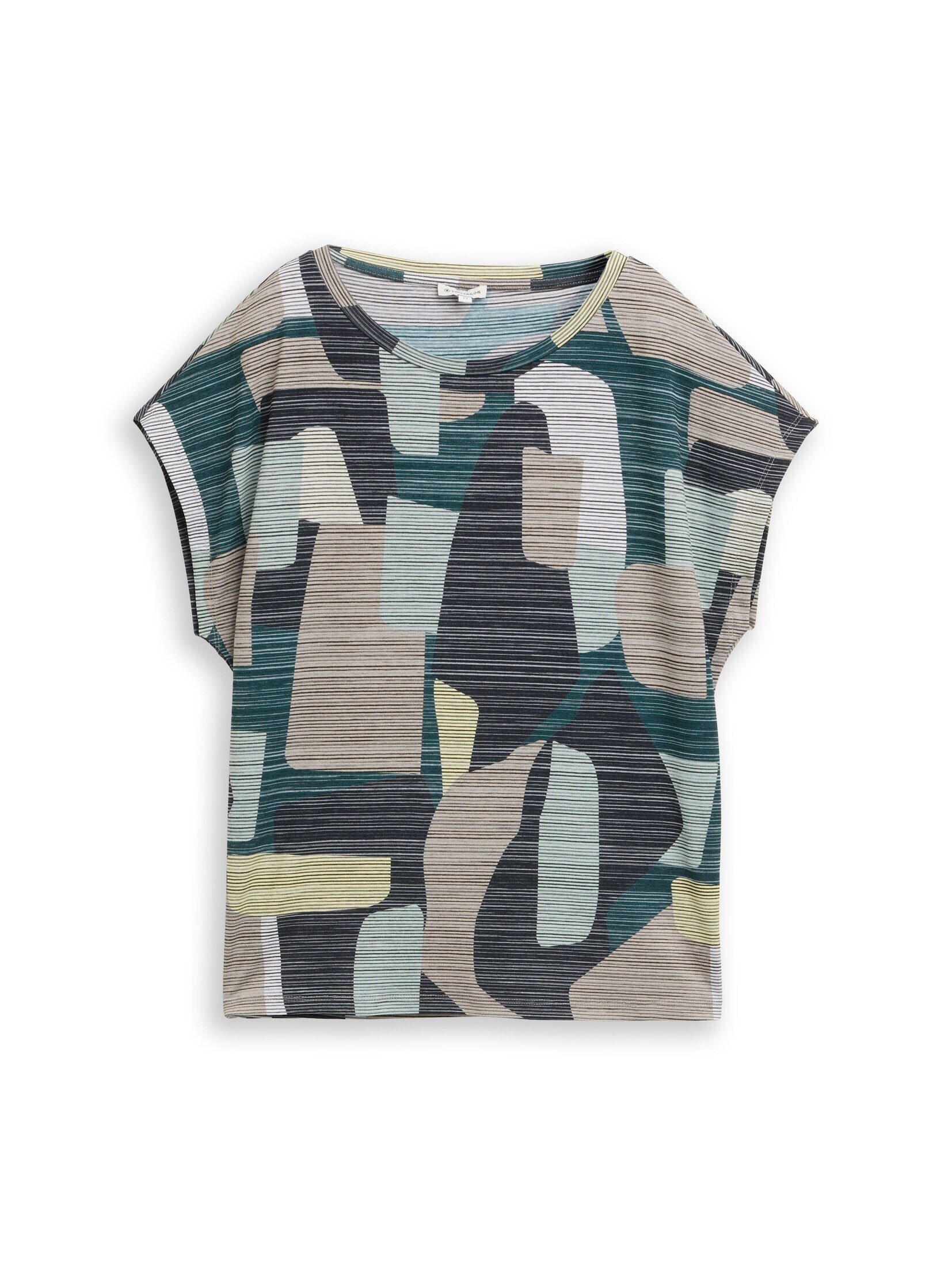 TOM TAILOR T-Shirt T-Shirt T-Shirt mit Muster günstig online kaufen
