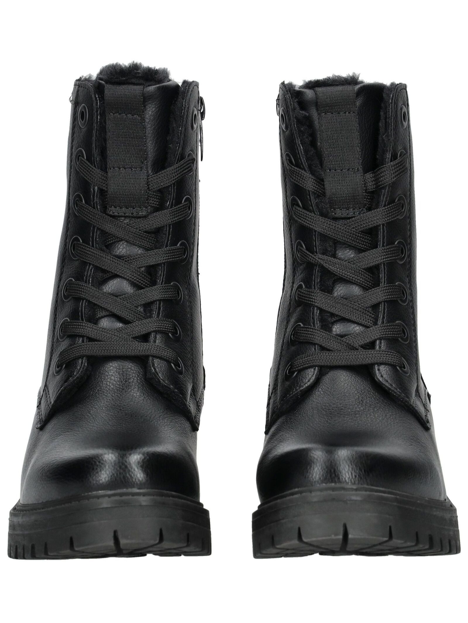 TOM TAILOR Tom Tailor Stiefelette Lederimitat/Textil Schnürstiefelette